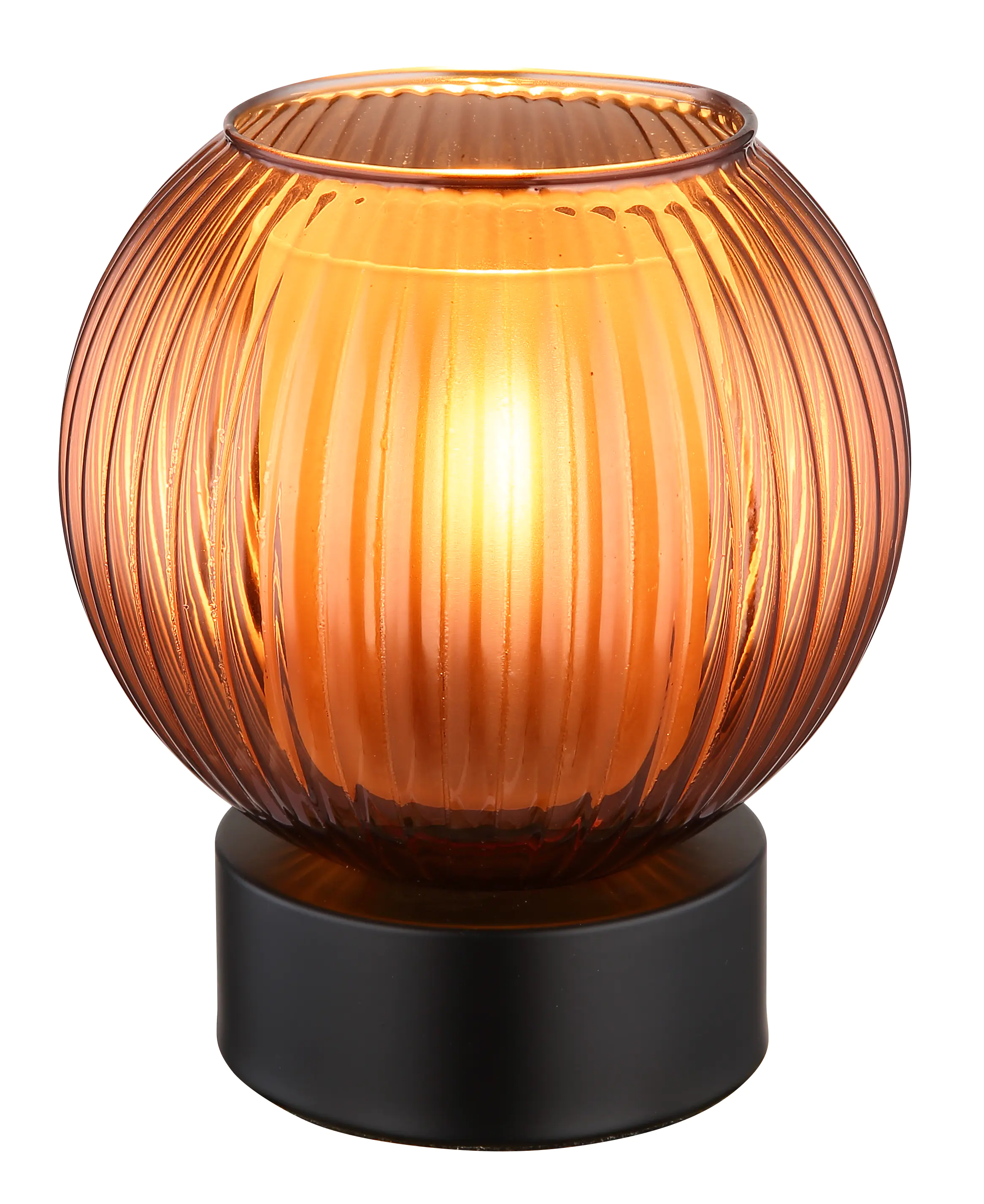 Globo Tischleuchte Zumba schwarz bronze 17 x 15 cm