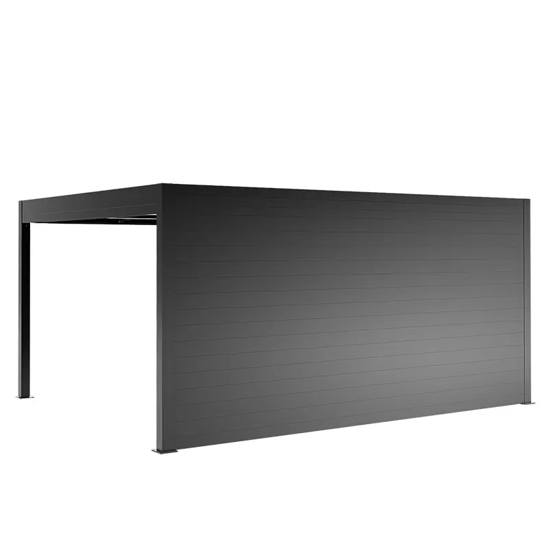 SunElements SunVaro Seitenwand für Carport 447 x 250 cm anthrazit-metallic