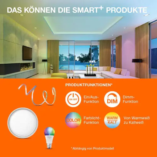 Ledvance LED Deckenleuchte Planon Frameless weiß 40x40 cm