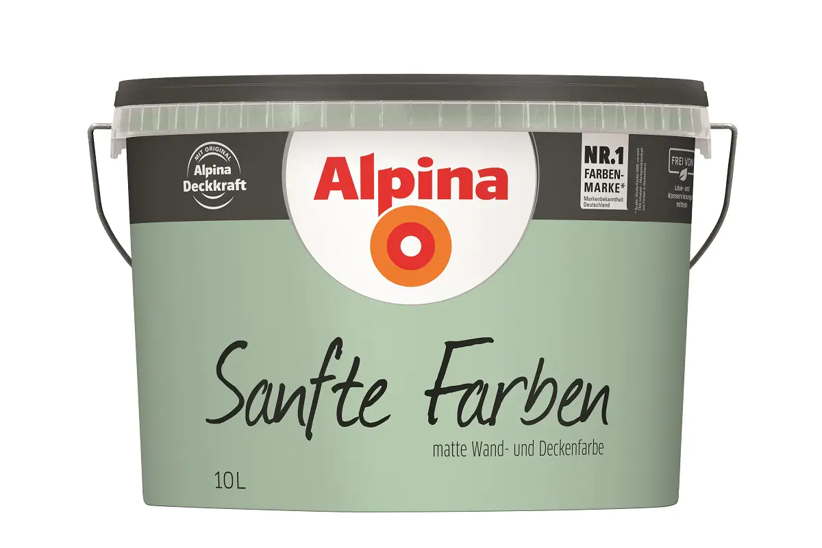 Alpina Sanfte Farben Wandfarbe 10 L lagune