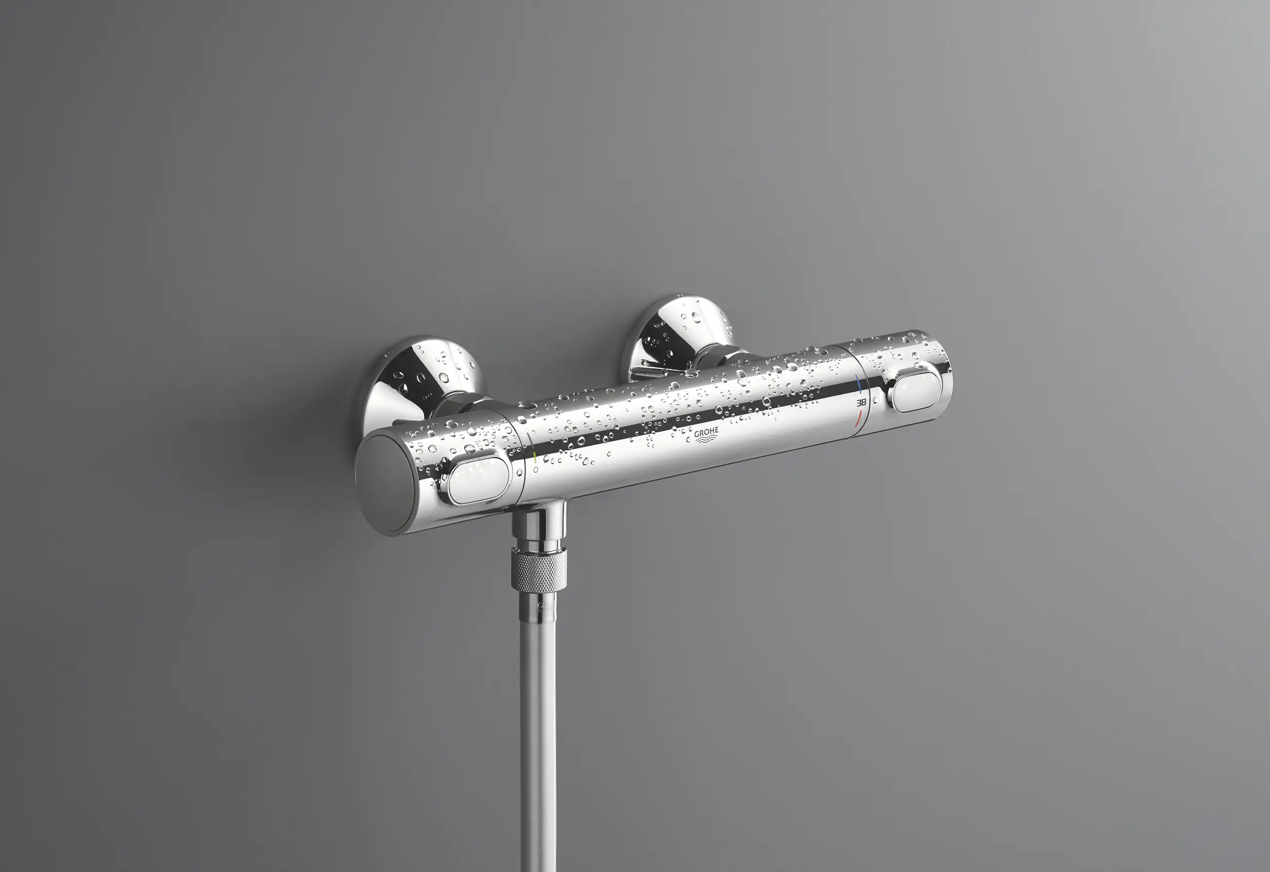 Grohe Brause-Thermostat Precision Flow verchromt