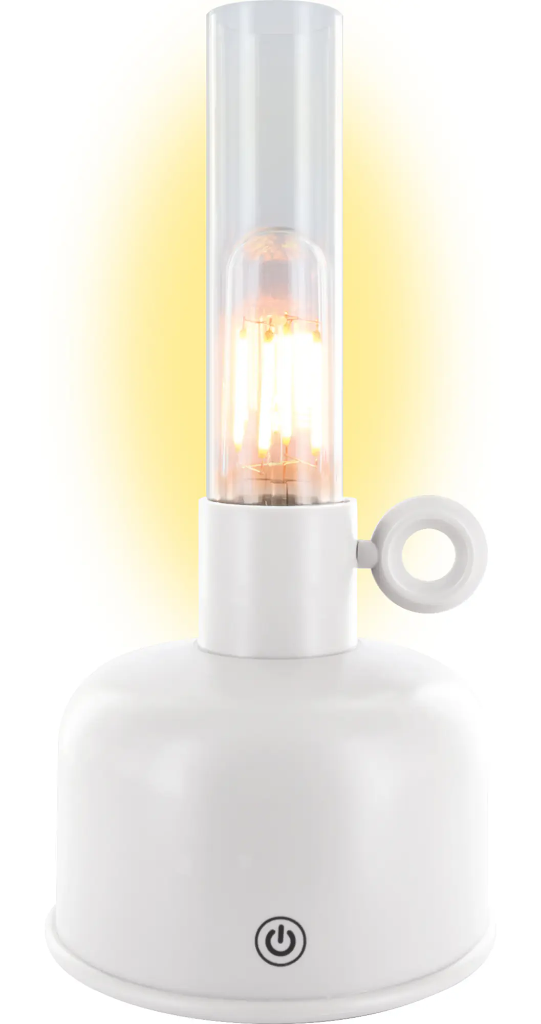 Schwaiger Akku LED Retro Tischlampe TILA3802 weiß