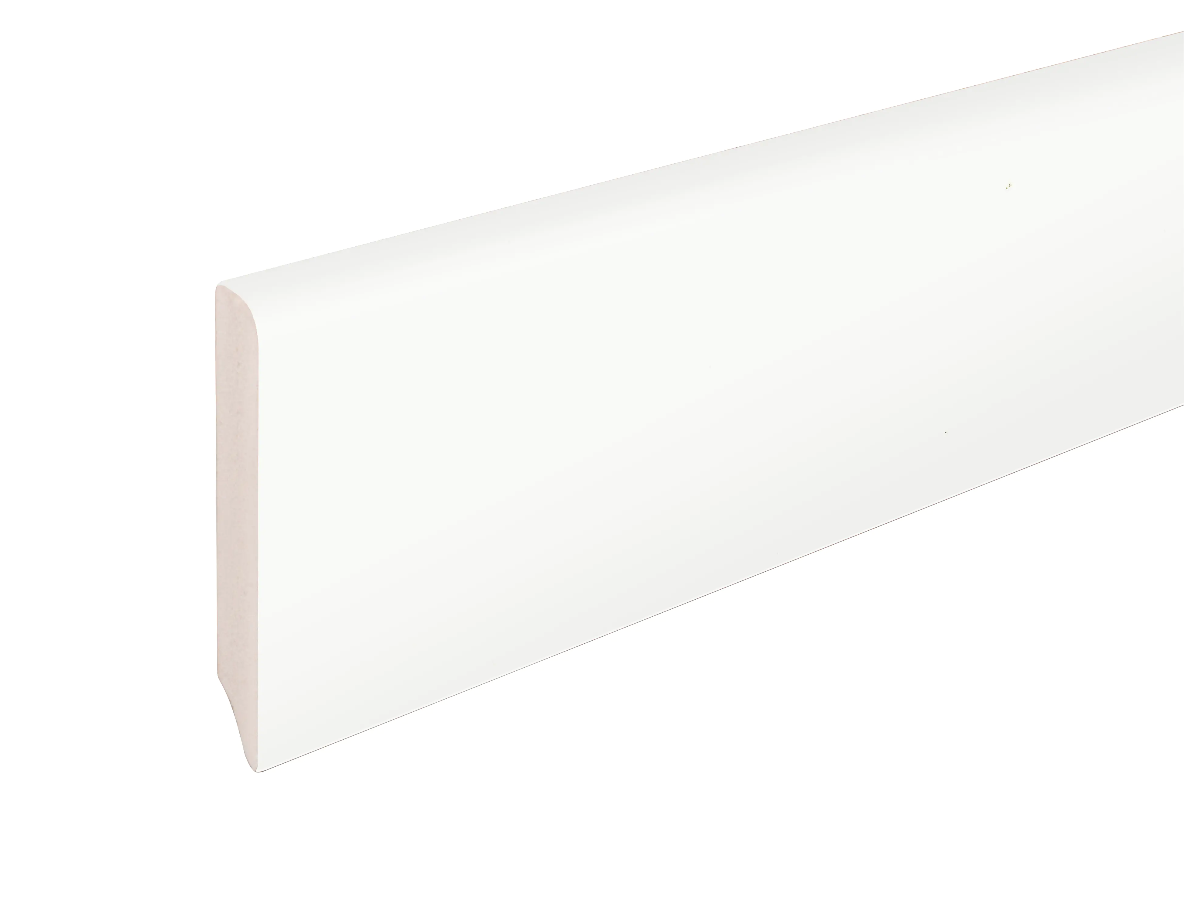 Neuhofer Fußleiste 196 cm x 60 x 10 mm weiß