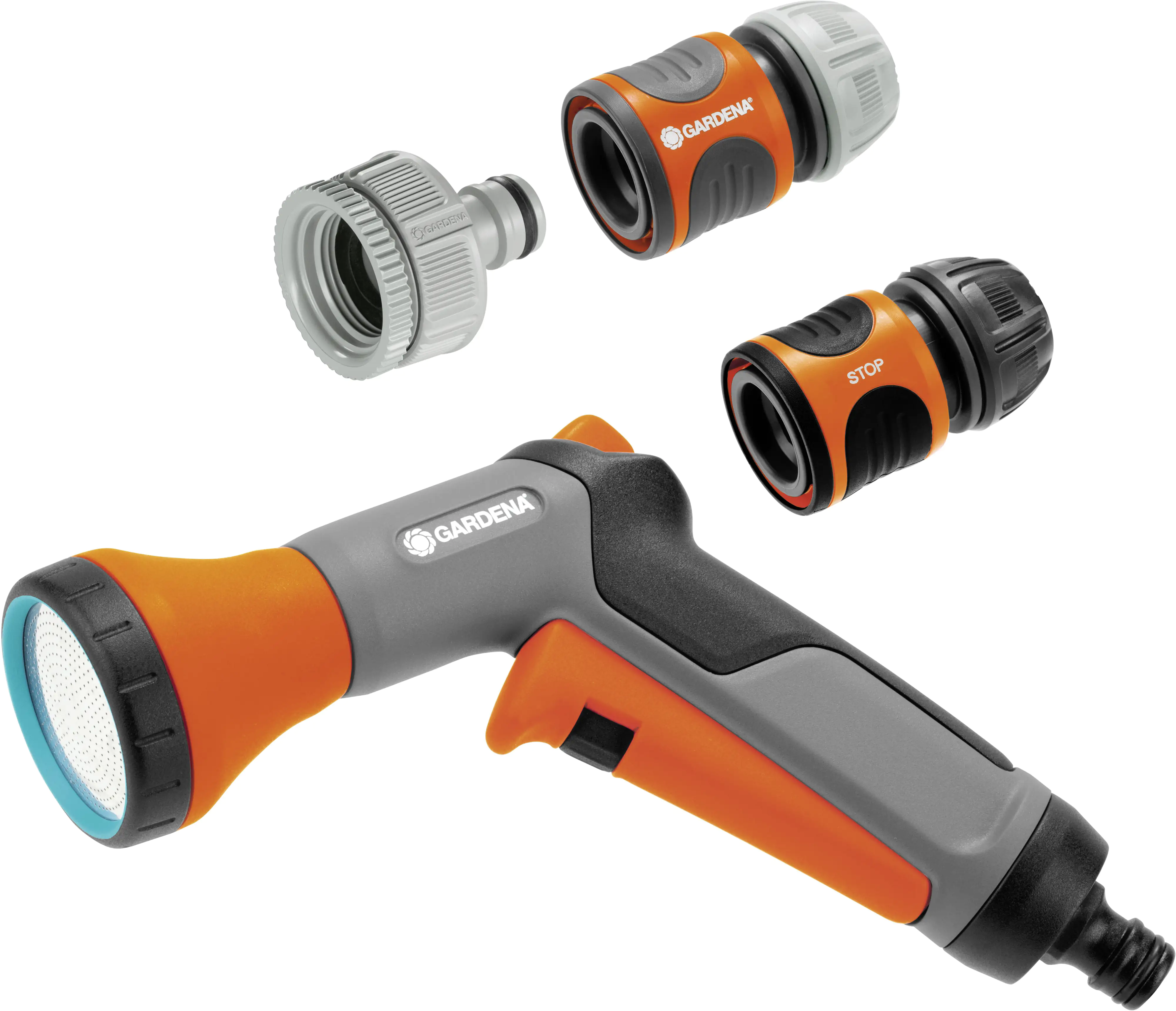 Gardena Bewässerungsbrause Set für Schläuche 13 mm (1/2") - 15 mm (5/8")