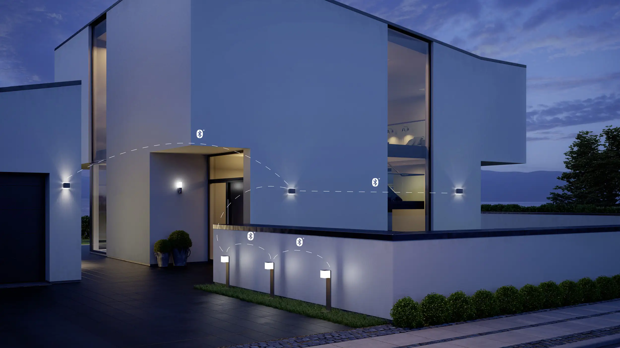 Steinel Außenleuchte L 840 SC Anthrazit Up- & Downlight