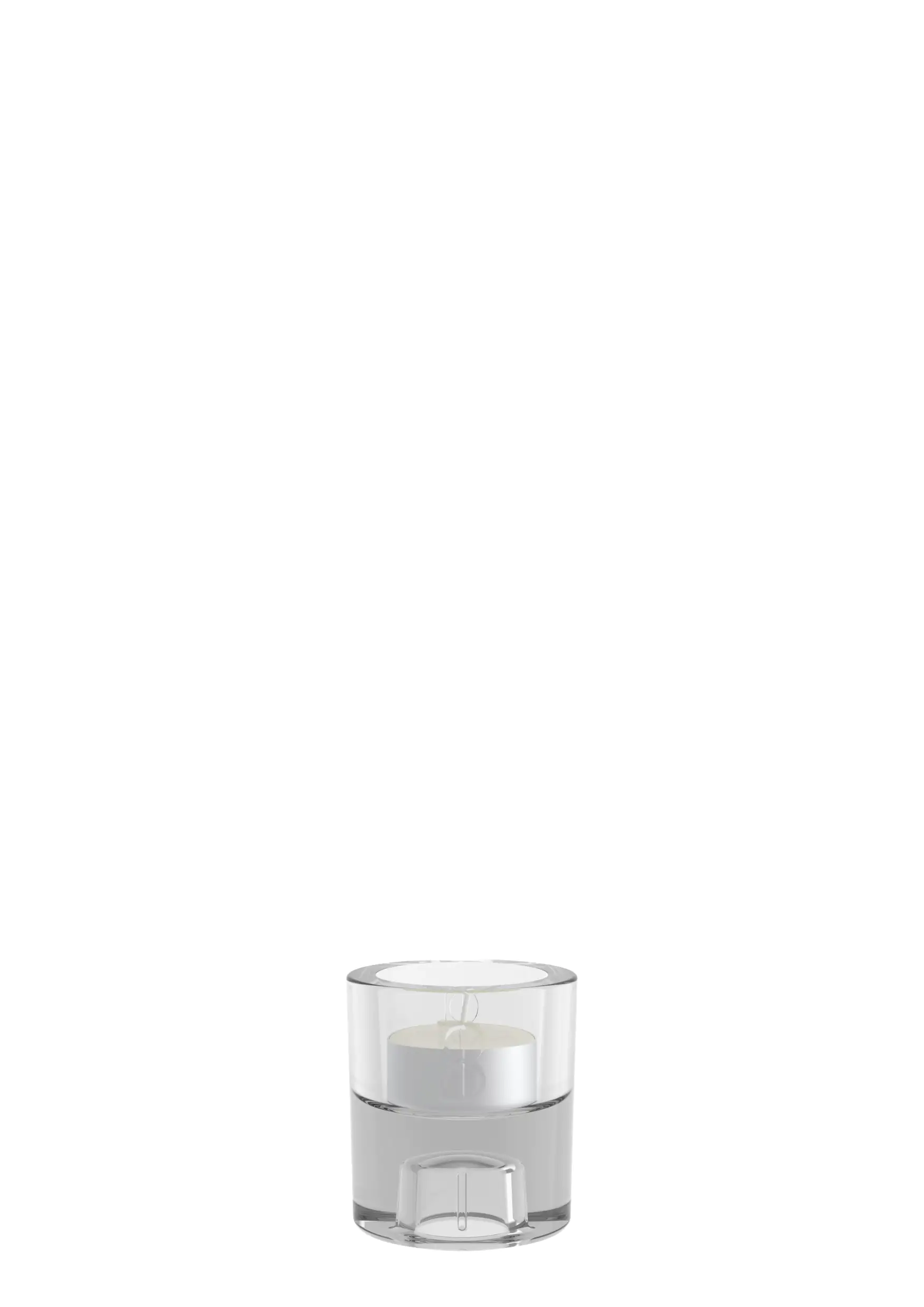 Bolsius Kerzenhalter 2 in 1 transparent