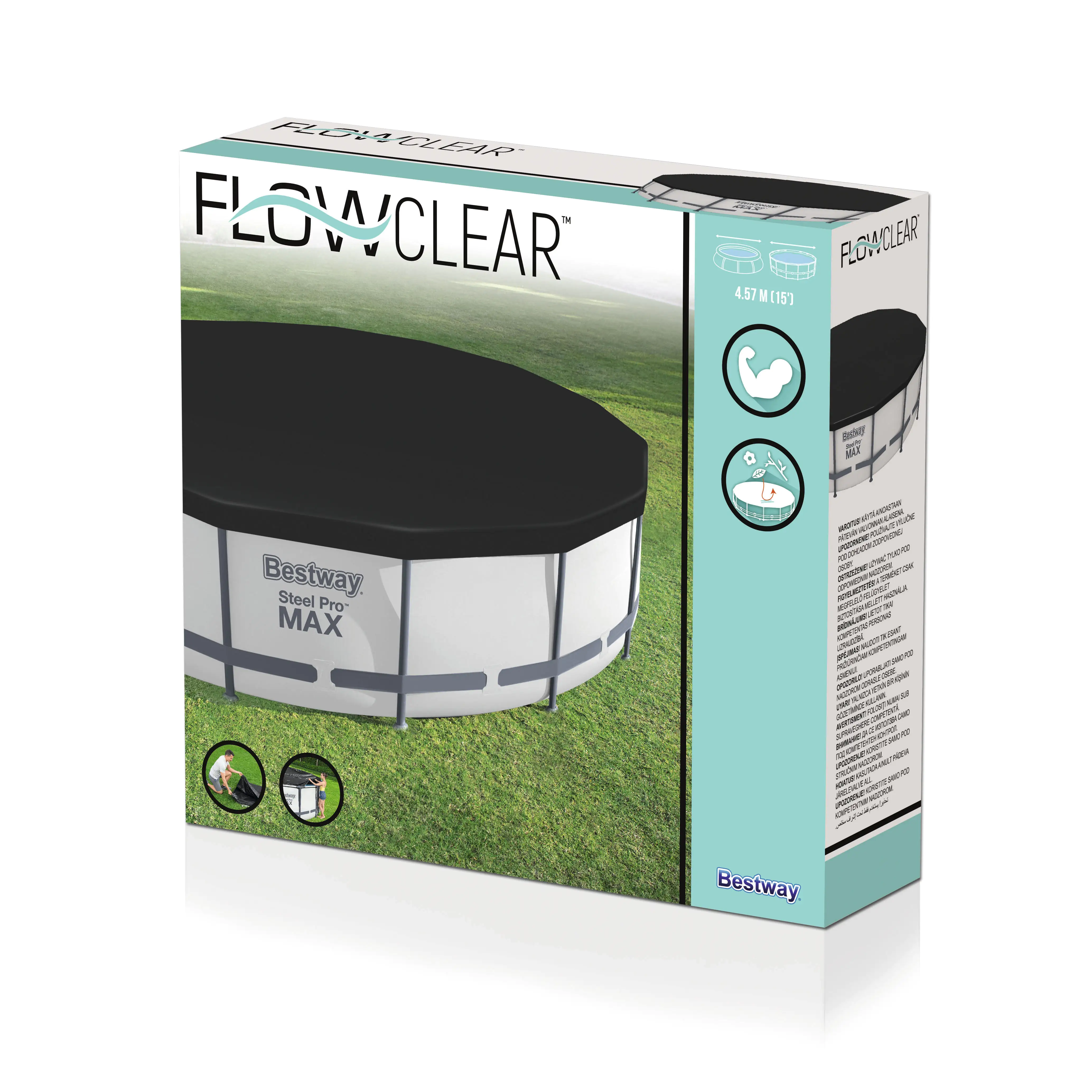 Bestway Flowclear Abdeckplane PVC Ø 470 cm