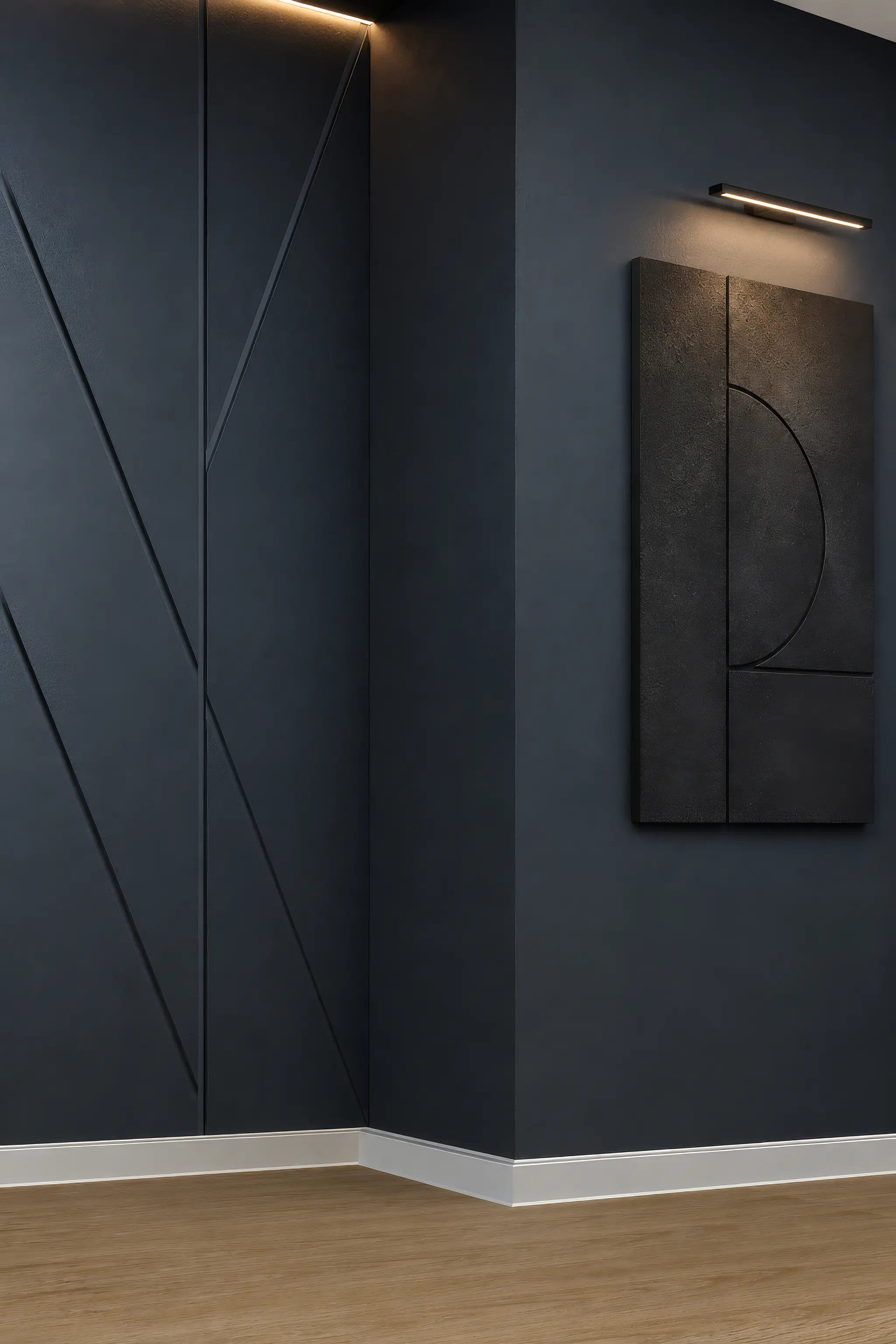 Neuhofer Fußleiste MDF 240 cm x 40 x 13 mm weiß 