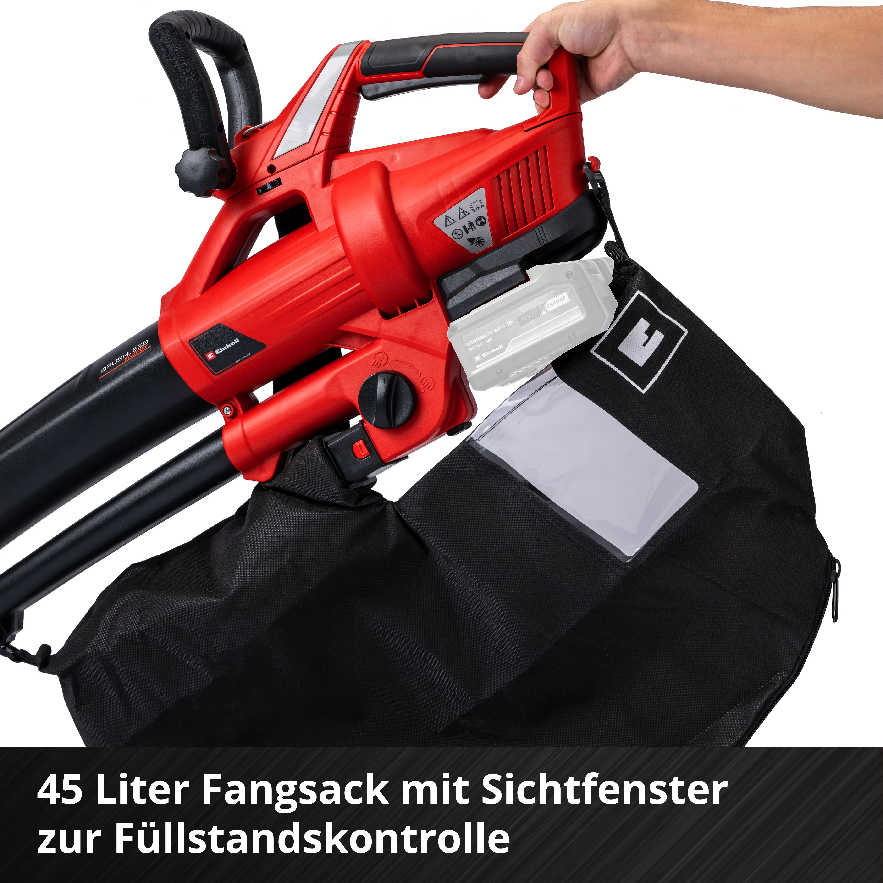 Einhell Akku Laubsauger GE-CL 36 Li E-Solo