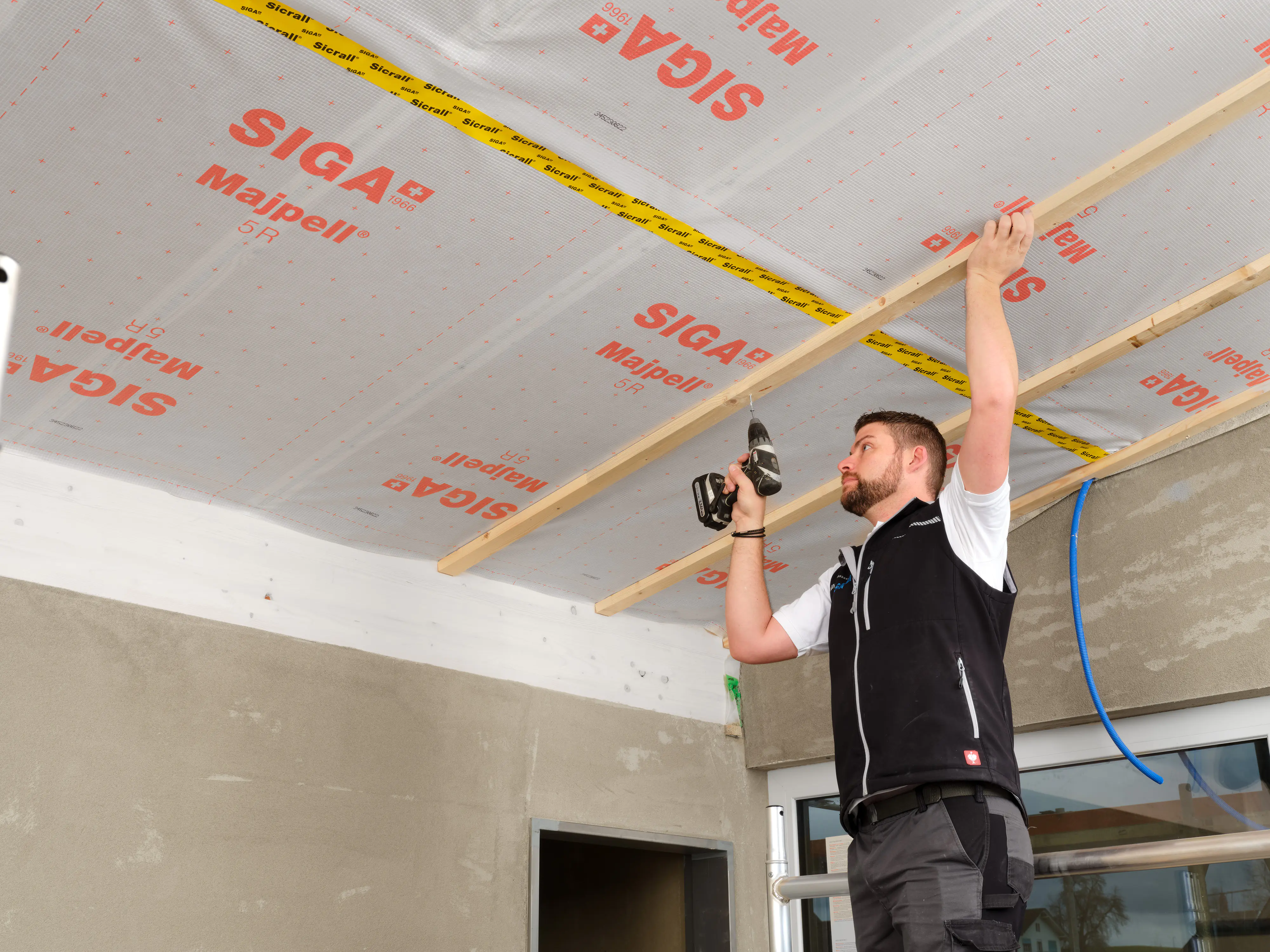SIGA Dampfbremse Majpell 5 R 50 x 3,0 m = 150 m² weiß