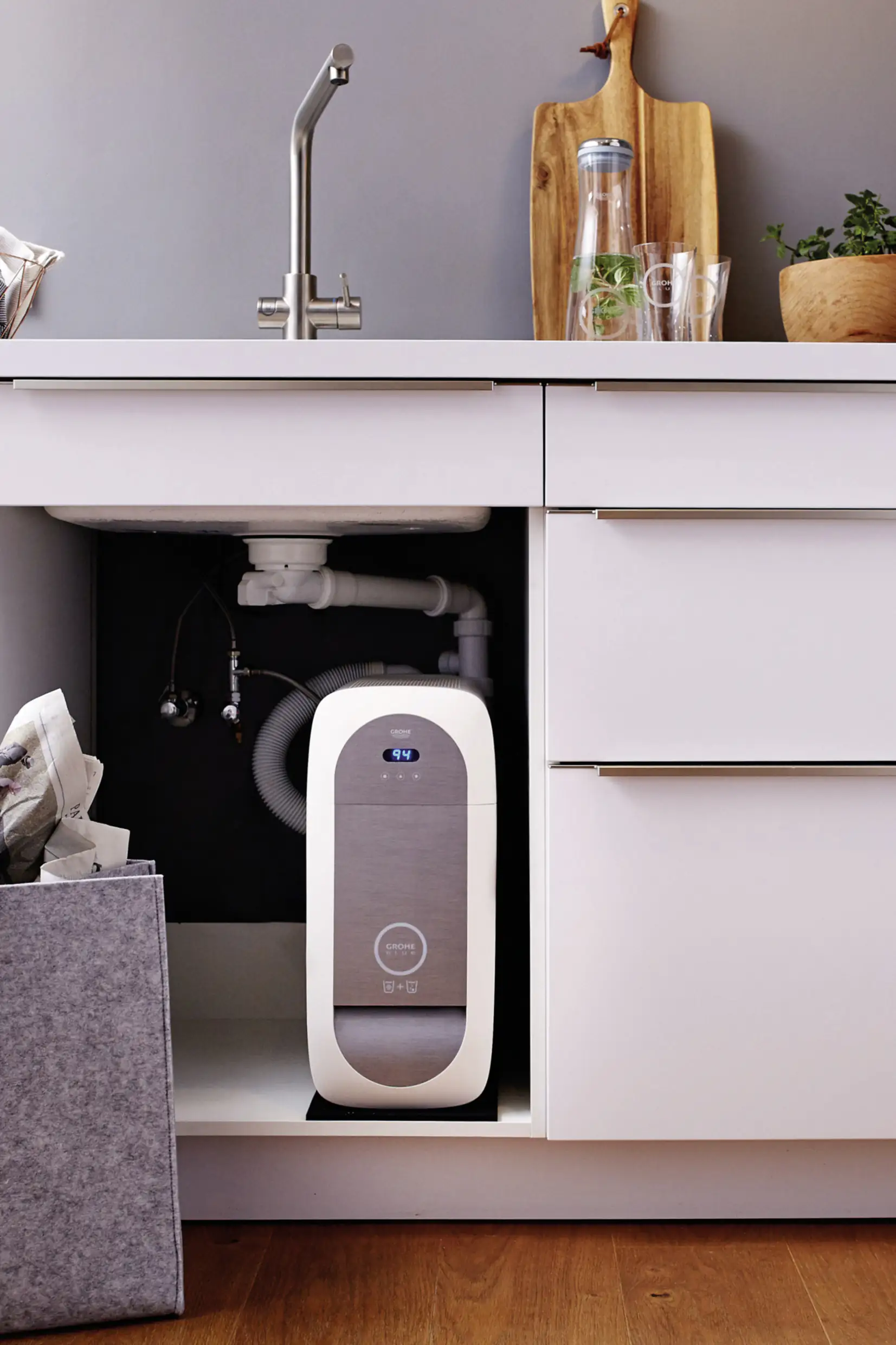 Grohe Blue Home L-Auslauf Starter Kit supersteel