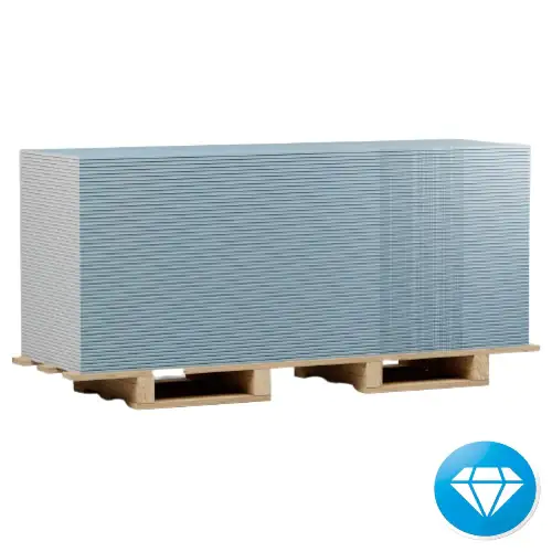 Knauf Gipskarton-Diamantplatte GKFI 200 x 60 cm 12,5 mm 60 St. Palettenabnahme
