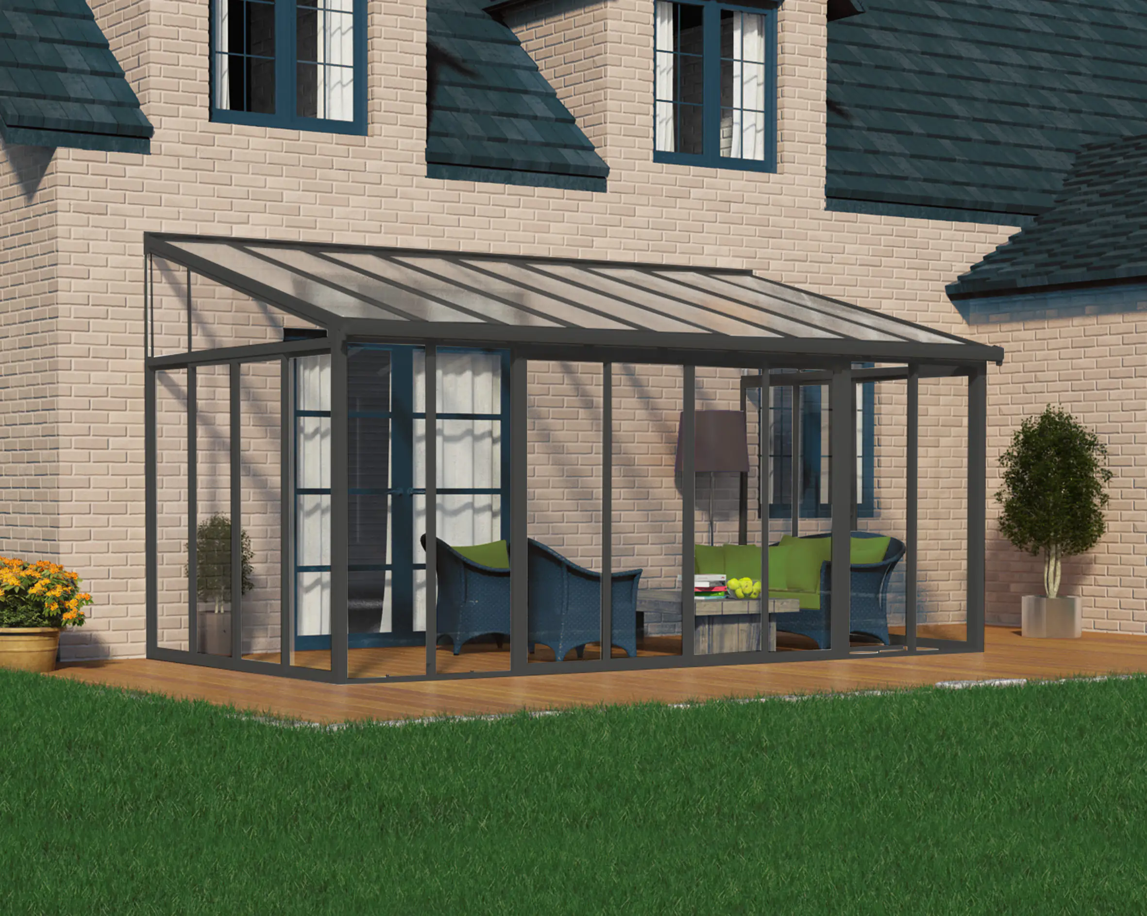 Canopia Wintergarten SanRemo 3x5.46 546 x 294-300 x 289-310 cm (BxTxH)