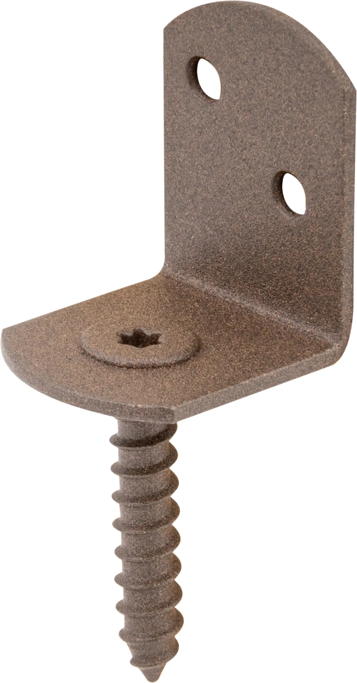 Alberts Duravis Flechtzaunhalter L-Form rostbraun, L-Form