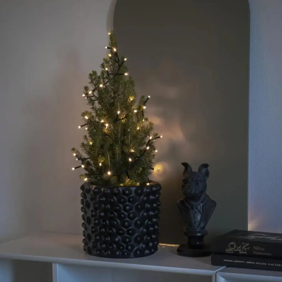 Konstsmide Micro LED Lichterkette Compactlights 7,38 m warmweiß