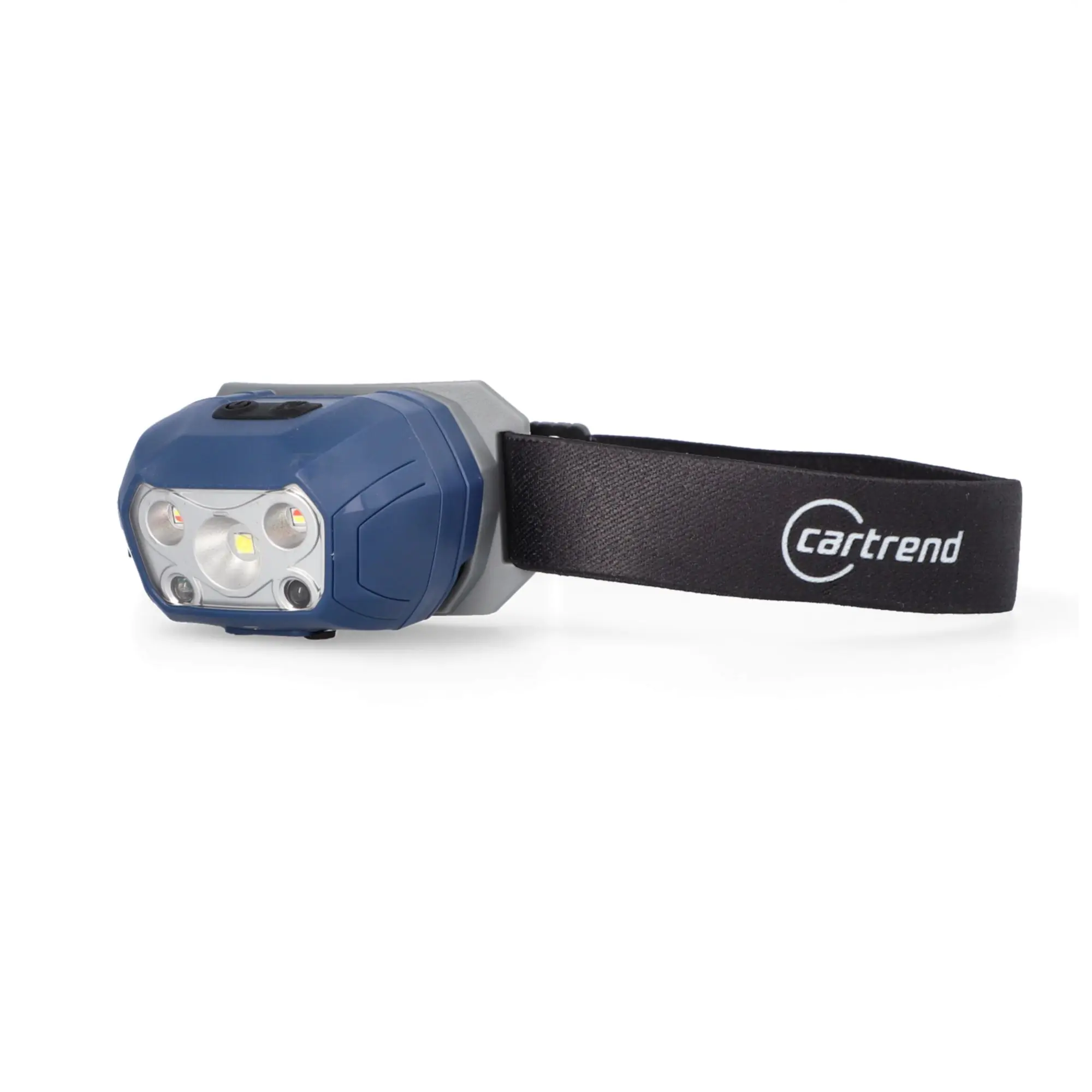 Cartrend LED-Stirnlampe 400 Lumen schwarz-blau