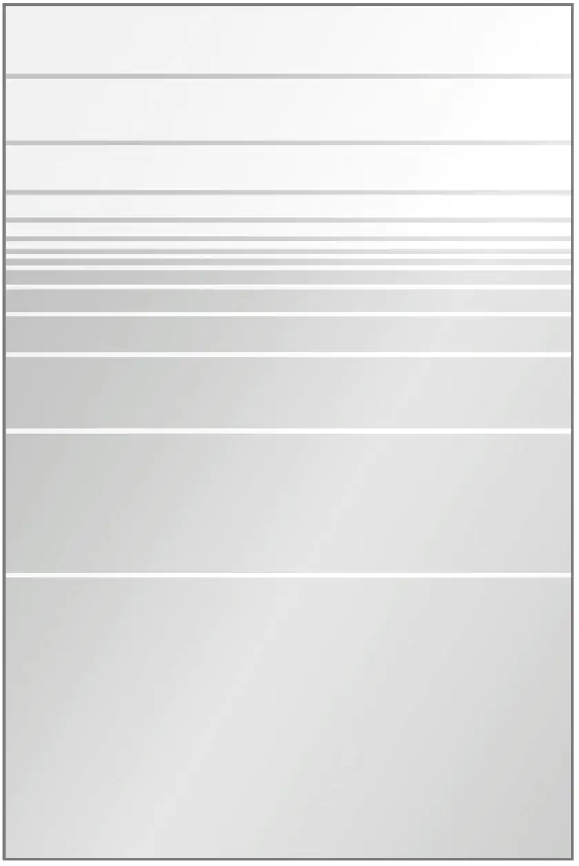 Ambiente Glaszaun Dekor 81 120 x 180 cm gehärtetes 8 mm Glas