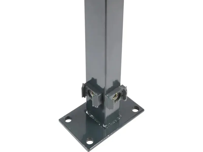 Floraworld Zauneckpfosten 89,3 x 6 x 4 cm anthrazit