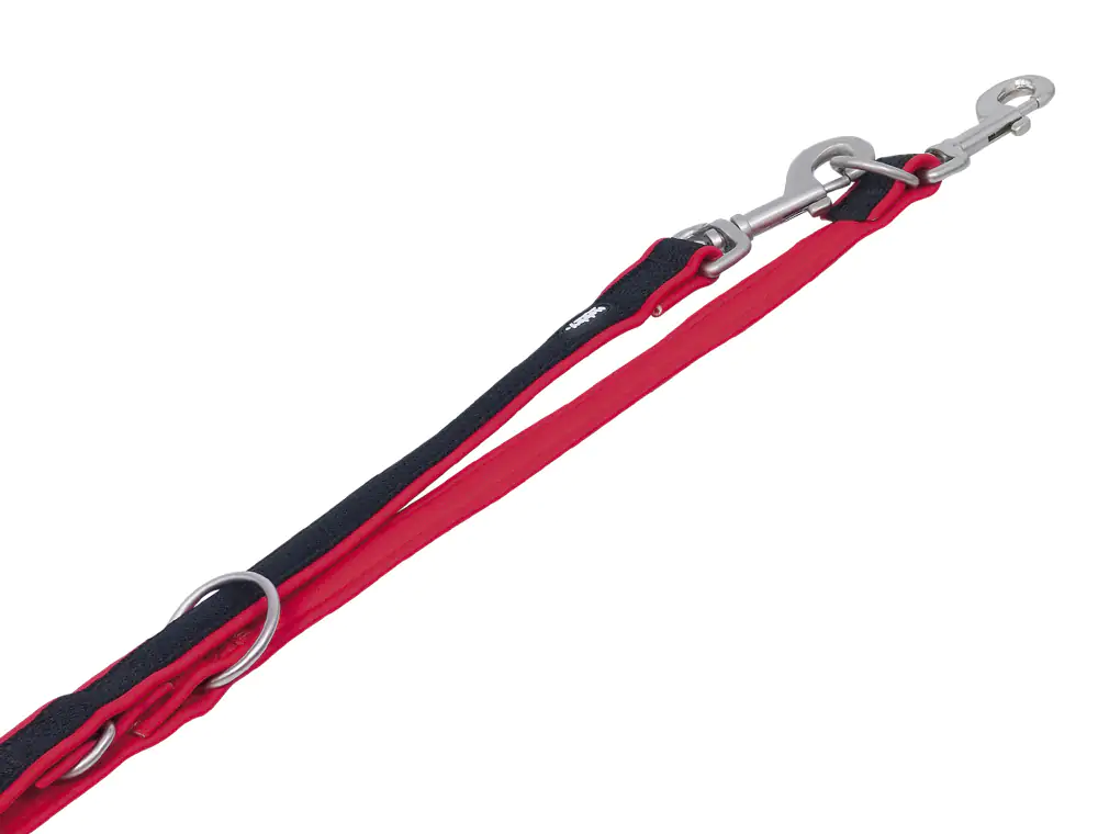 Nobby Hundeleine Führleine Mesh Preno 2 m x 1,5 - 2 cm rot