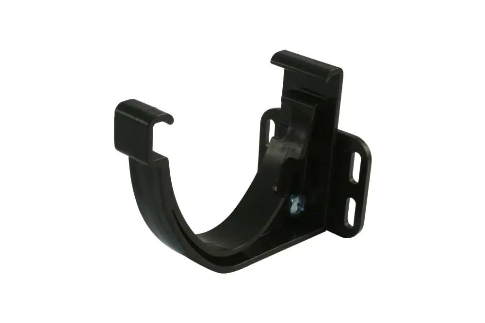 Marley Rinnenhalter Duplex NW 80 mm, oval, verstellbar, braun