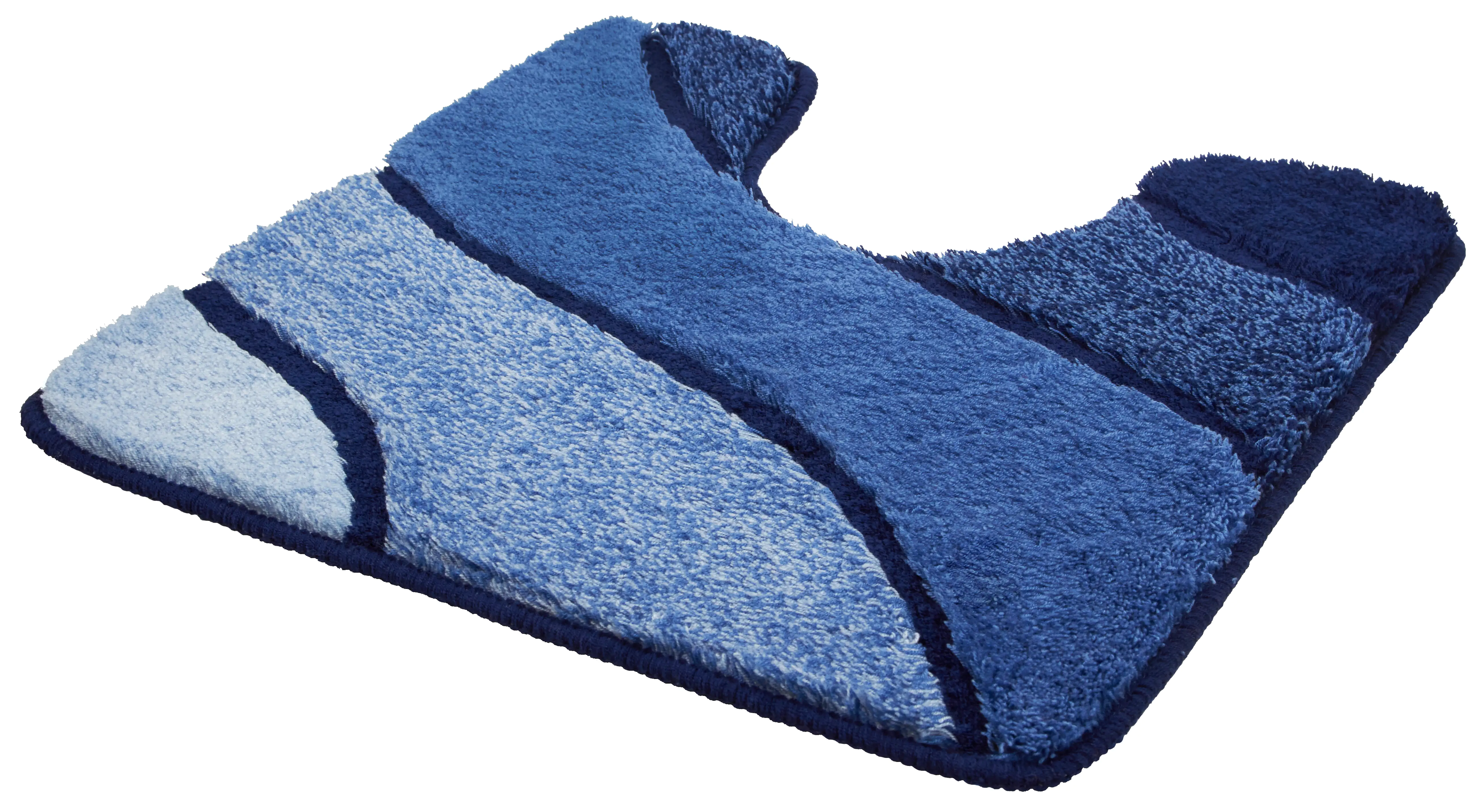 Kleine Wolke WC-Vorleger Wave 55 x 55 cm, marineblau