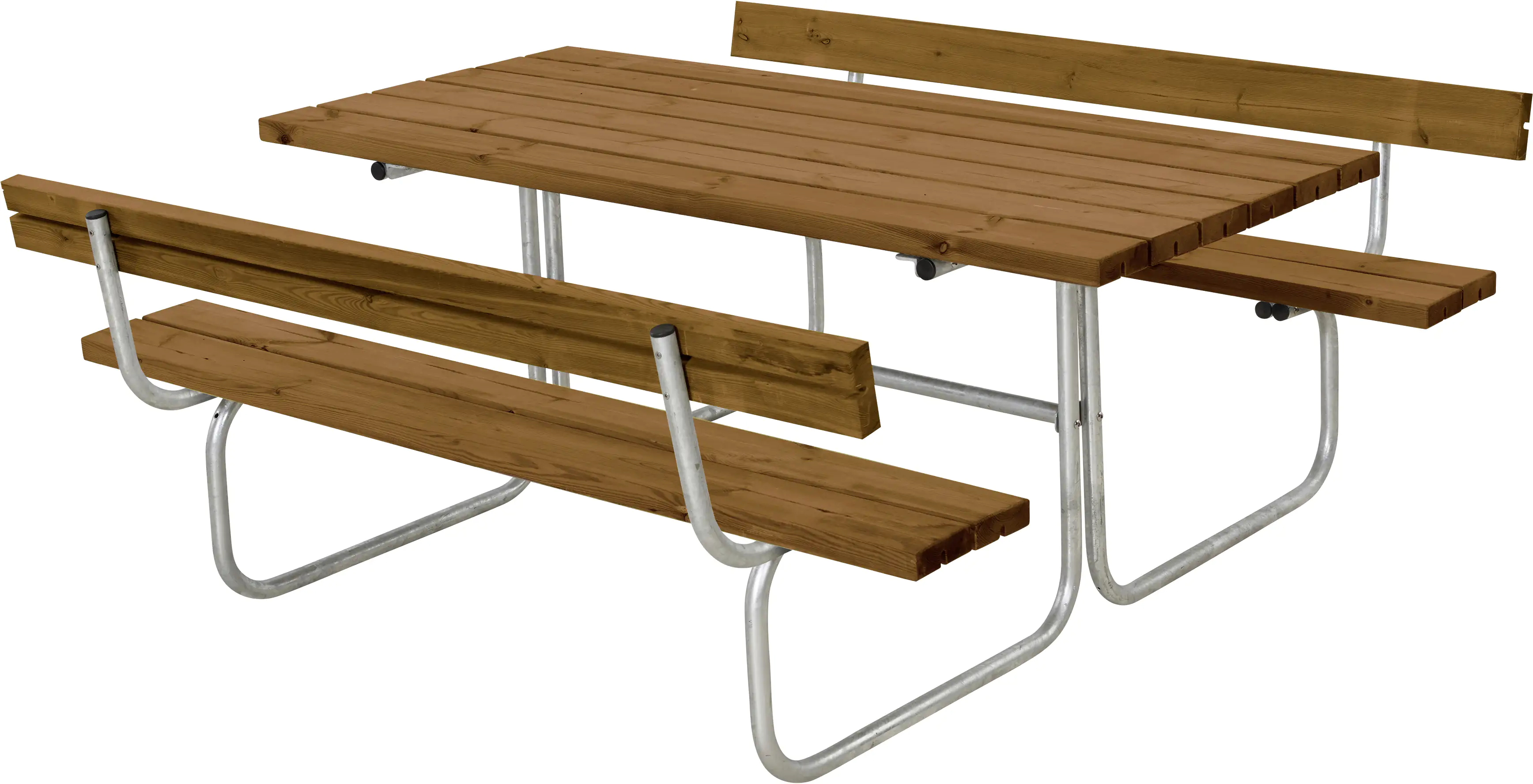Plus Kombimöbel Classic + 2 Rückenlehnen RAL 1006 Teak