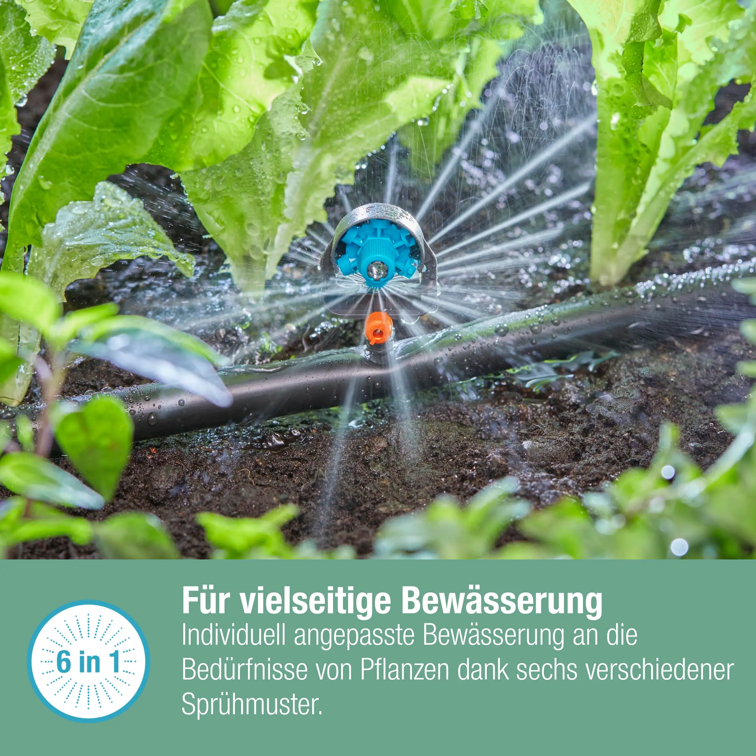 Gardena Sprühdüse 6 in 1