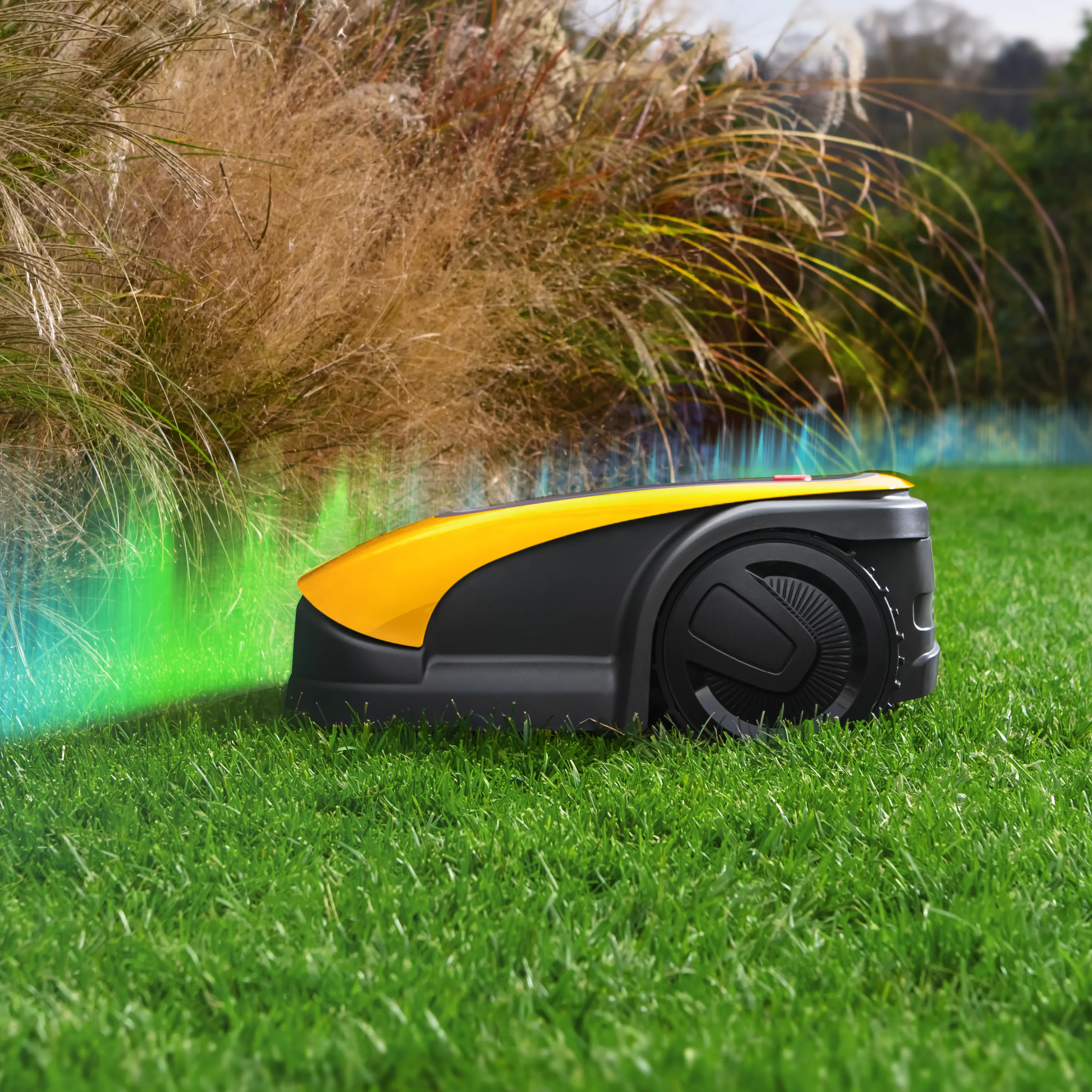 Stiga Mähroboter A300 18 cm Schnittbreite kabellos für bis zu 450 m² Rasenfläche