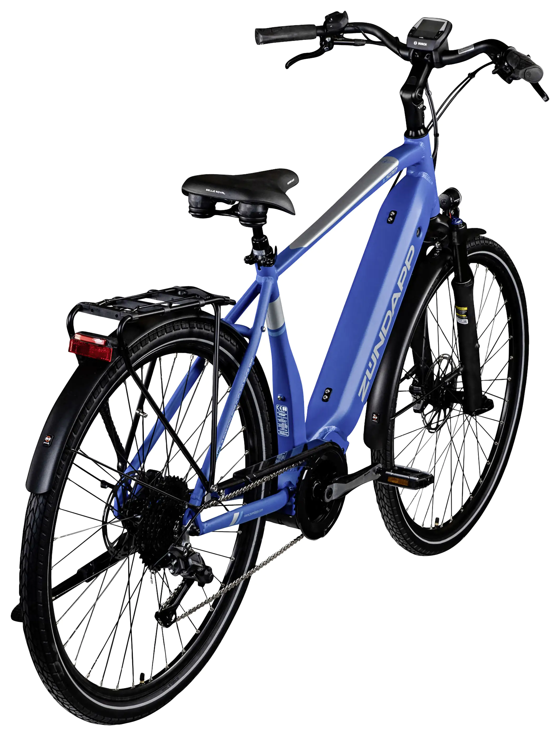Zündapp E-Bike Trekking X500 28 Zoll 10-Gang 500 Wh blau