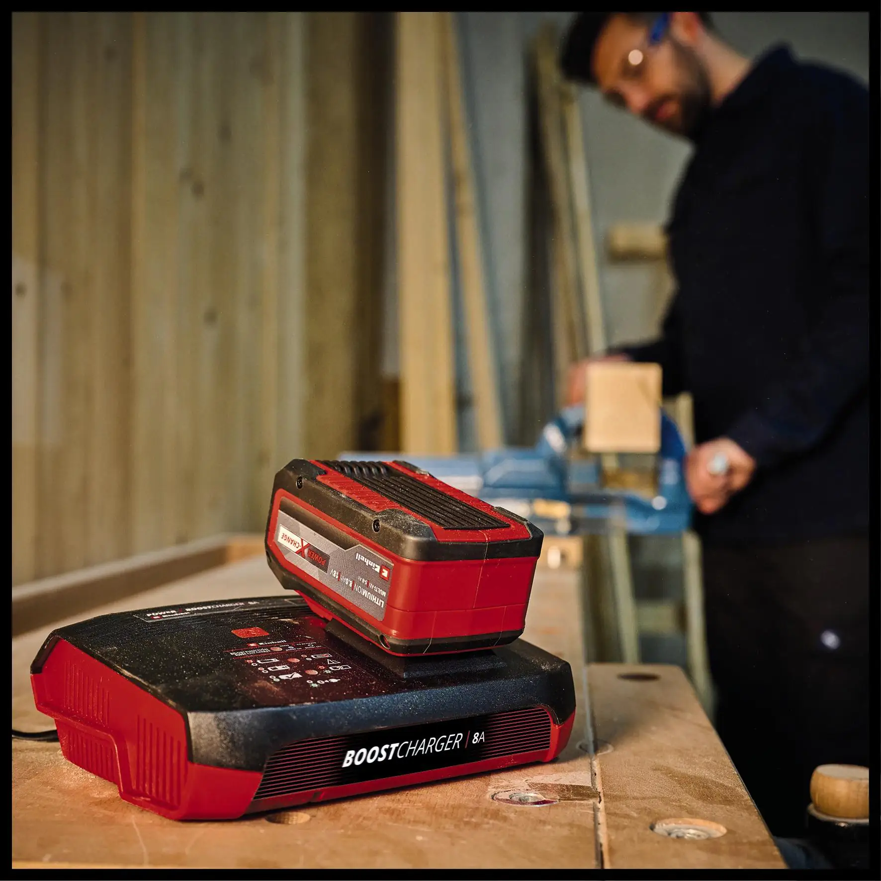 Einhell PXC-Ladegerät Power X-Boostcharger 8 A