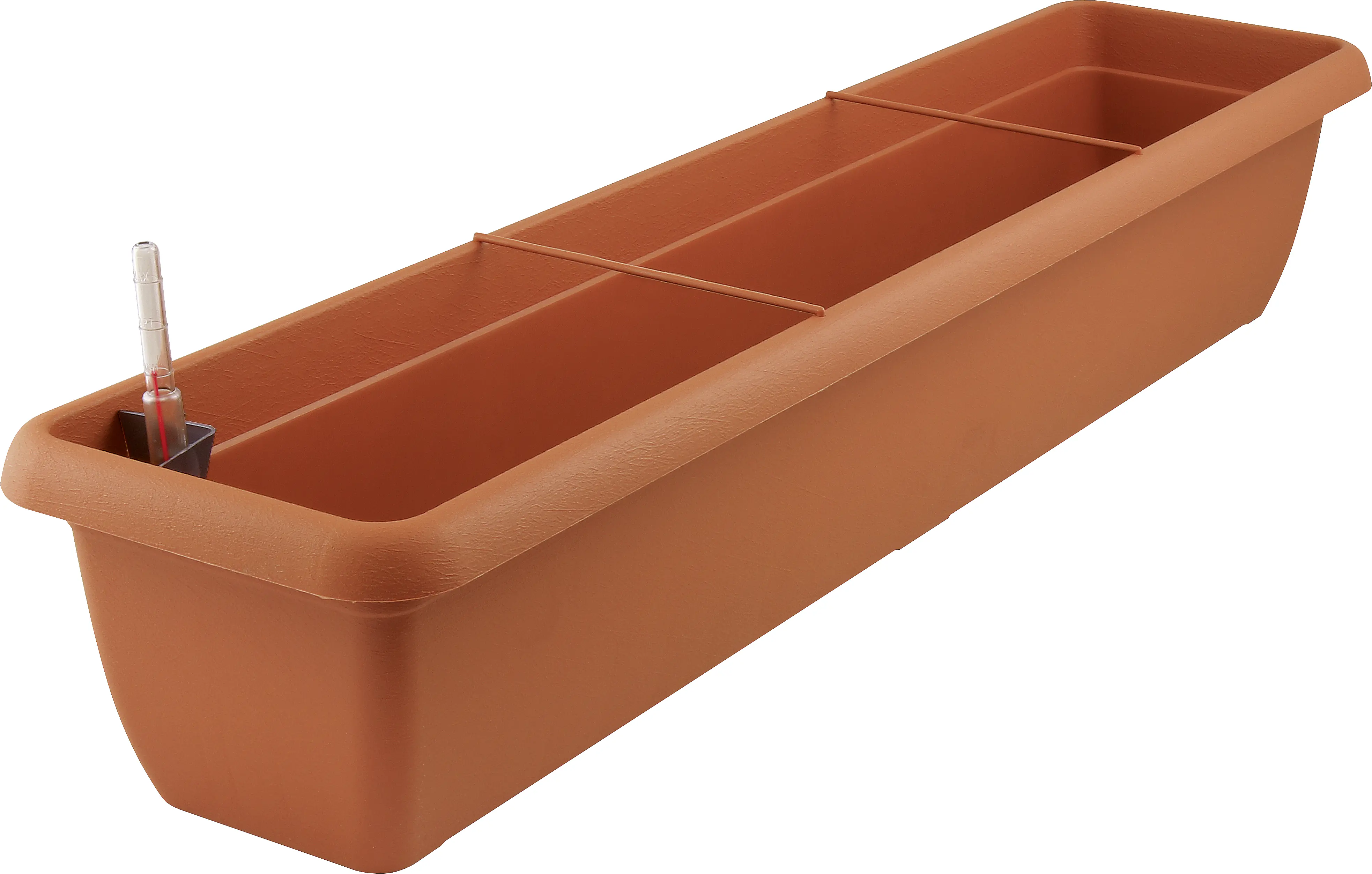 Geli Bewässerungsblumenkasten Aqua Andalucia 100 cm terracotta