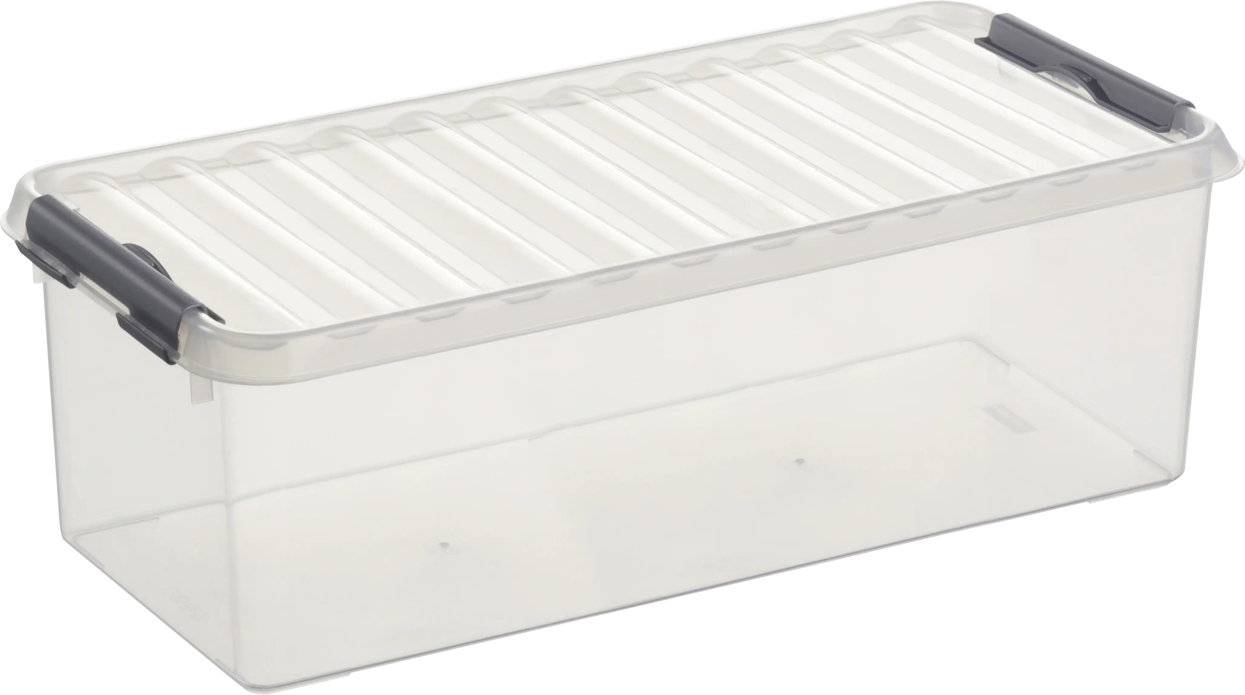 Sunware Aufbewahrungsbox Q-Line mit Deckel 48,5 x 19 cm 9,5 L transparent