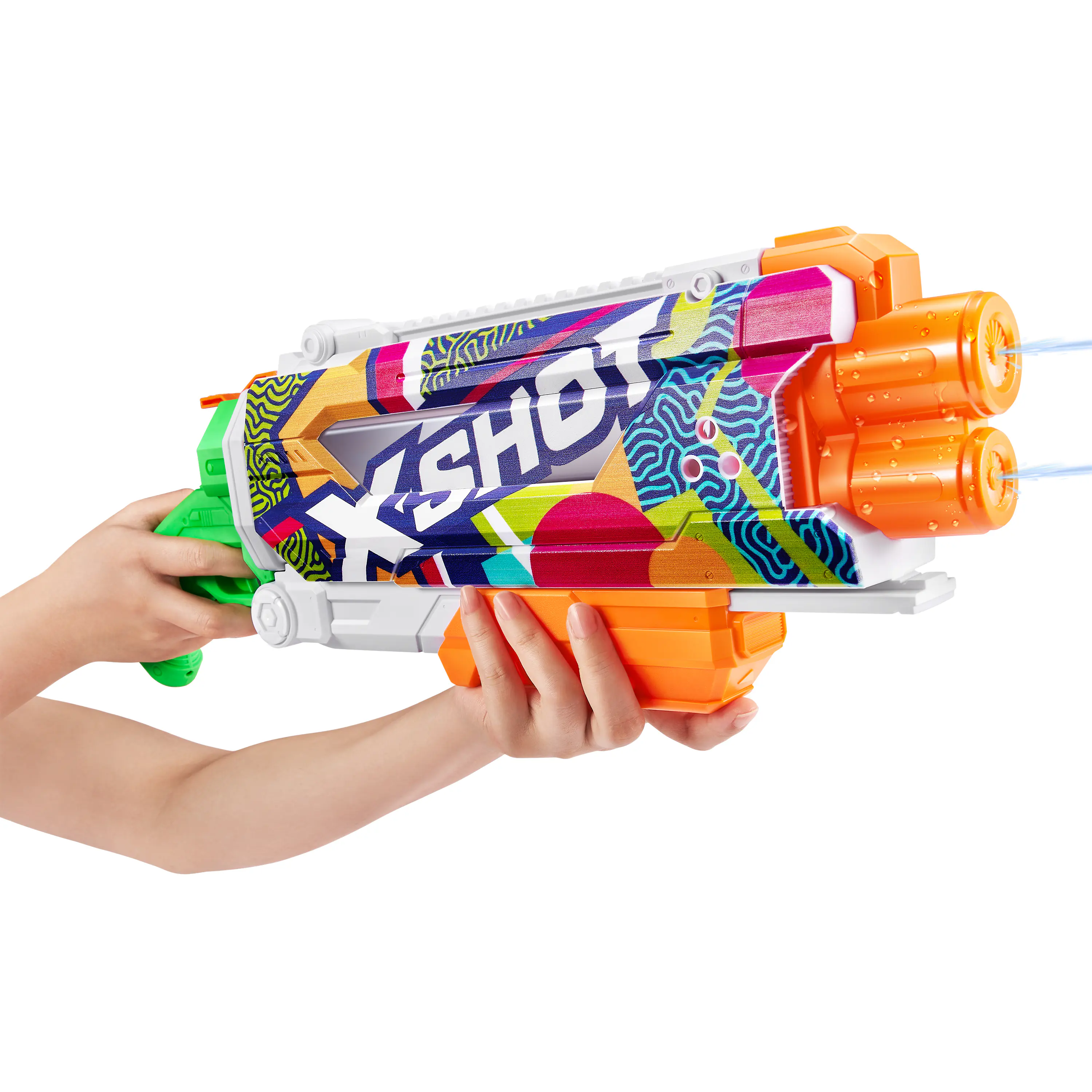 Zuru Wasserpistole X-Shot Skins Pump Action Fast Fill