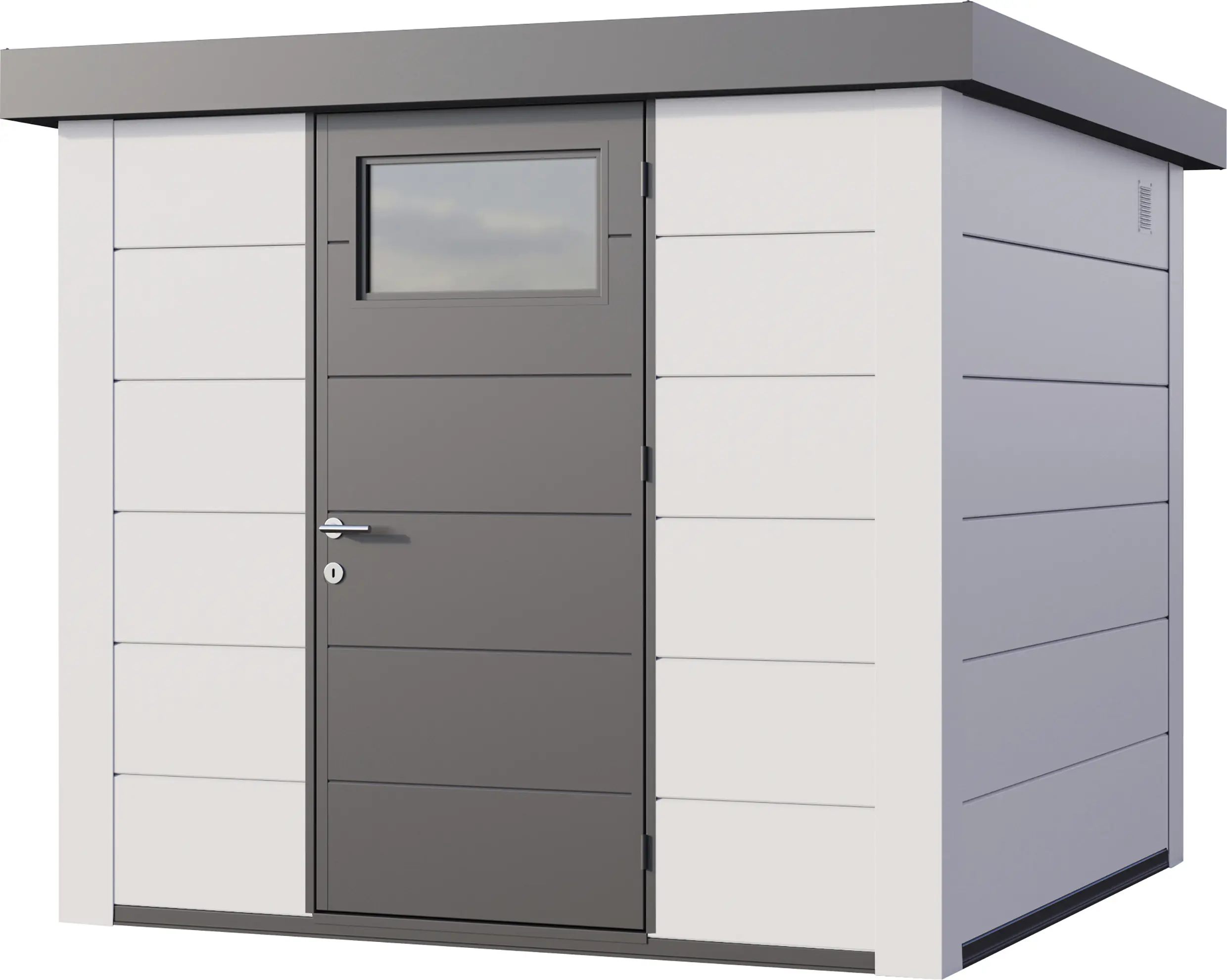 Telluria Gerätehaus Classico 2424 EW weiß 238 x 238 cm