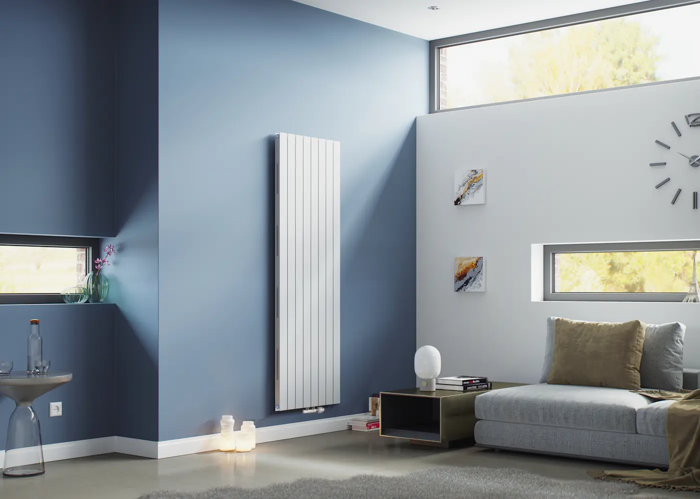 Ximax Heizkörper P1 Duplex Slimline Deluxe 180 x 44,5 cm 1220 Watt weiß 