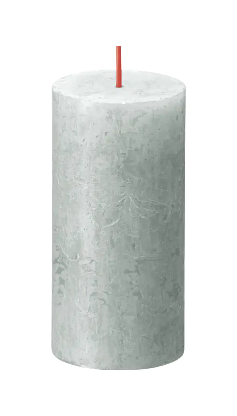 Bolsius Rustik Stumpenkerze 100/50 mm Jade Grün