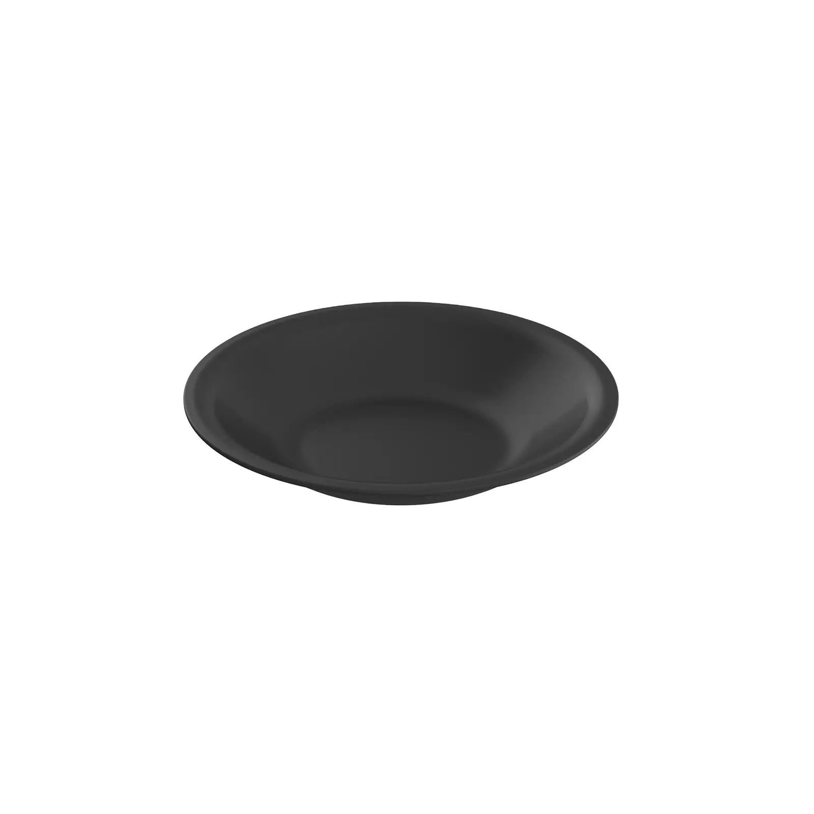 Rotho Teller Caruba Ø 21 cm tief schwarz 