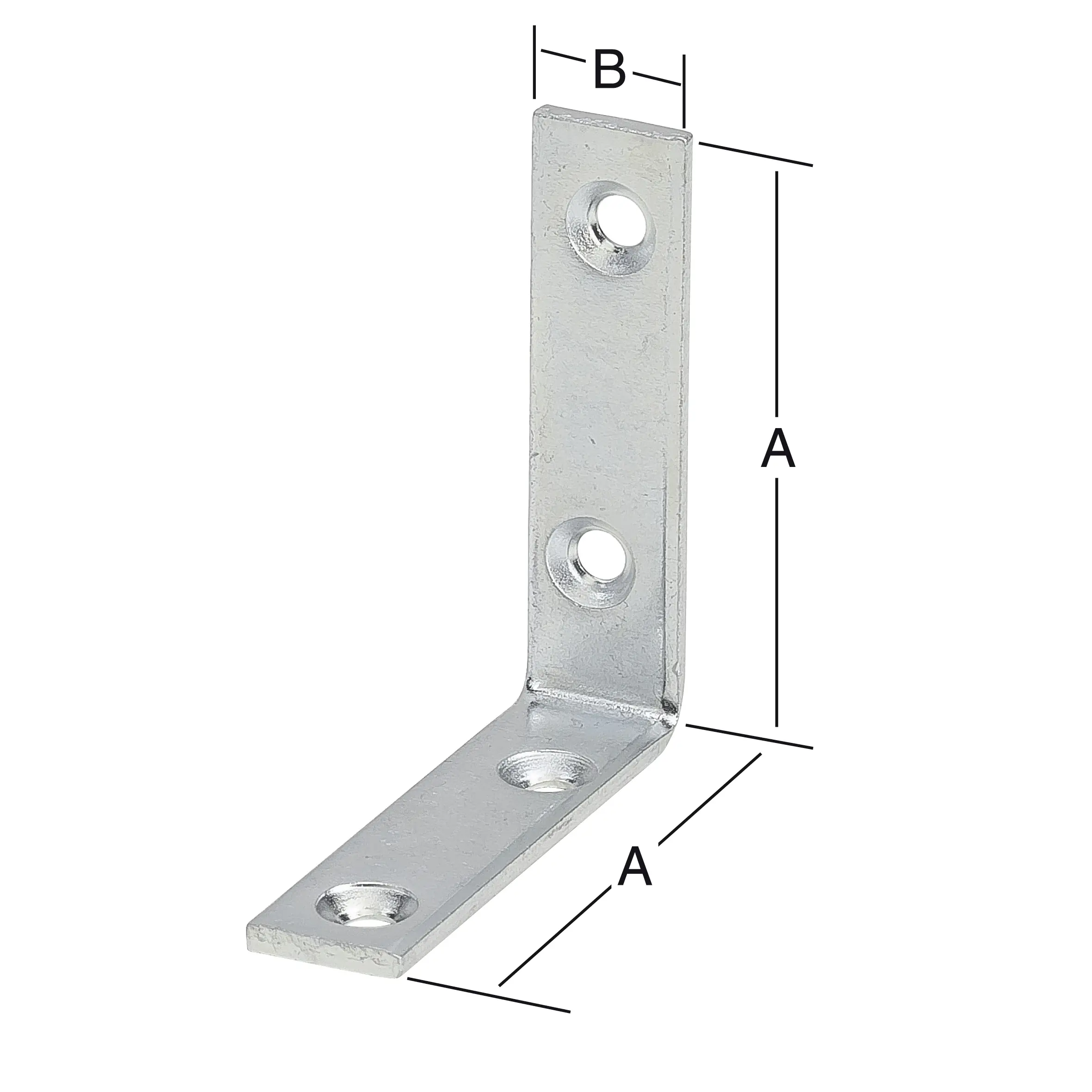 Vormann Möbelwinkel verzinkt 40 x 10 mm