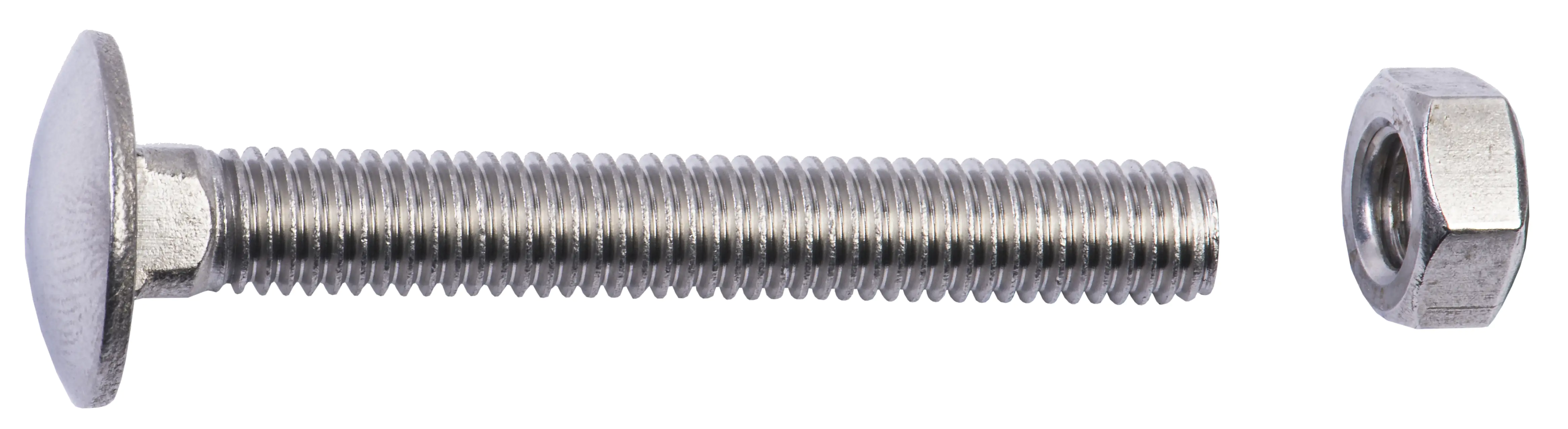 Connex Schlossschrauben M8 x 60 mm - 30 Stück Edelstahl