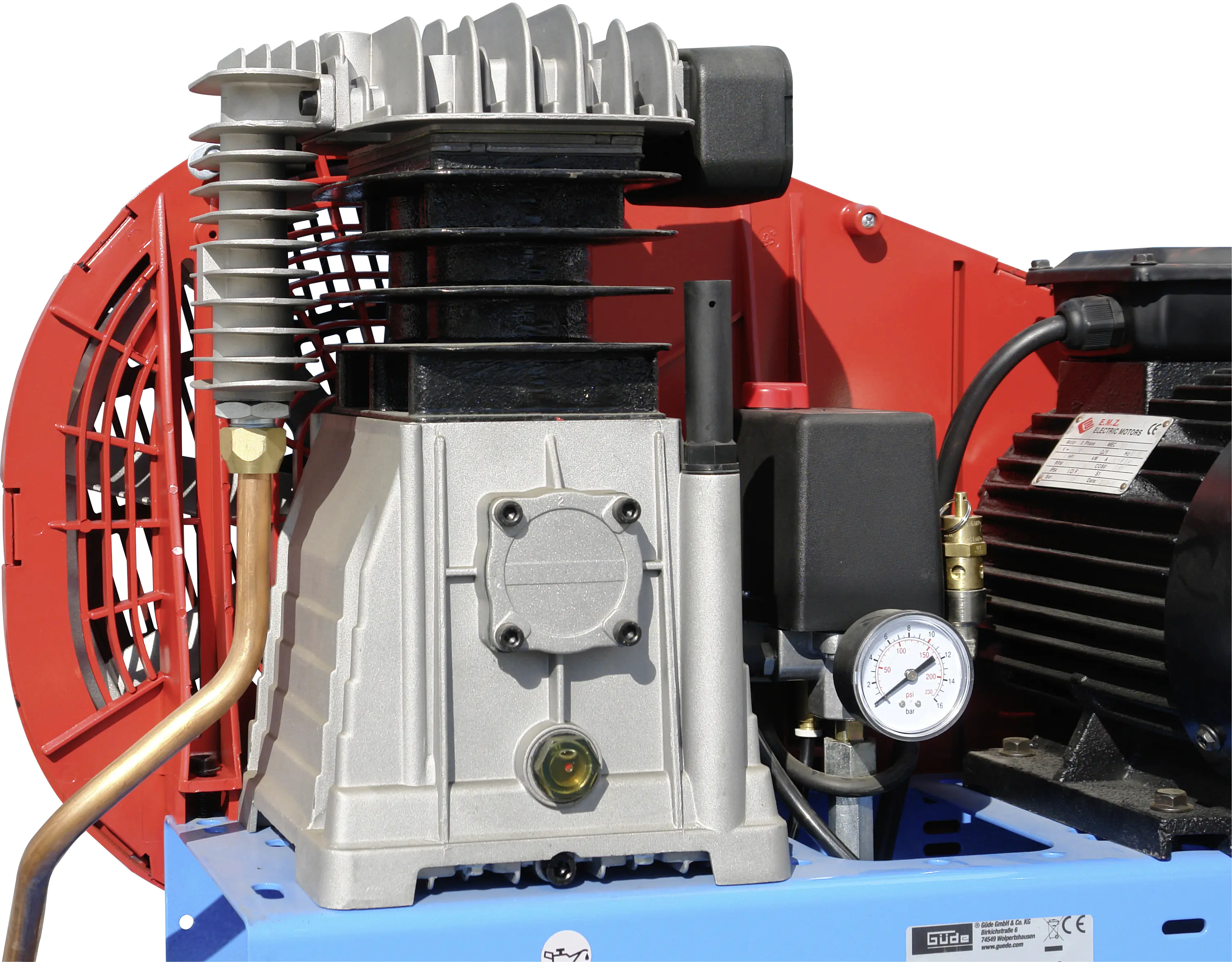 Güde Kompressor 635/10/90 PRO 10 bar 100 l 480 l/min 3 kW