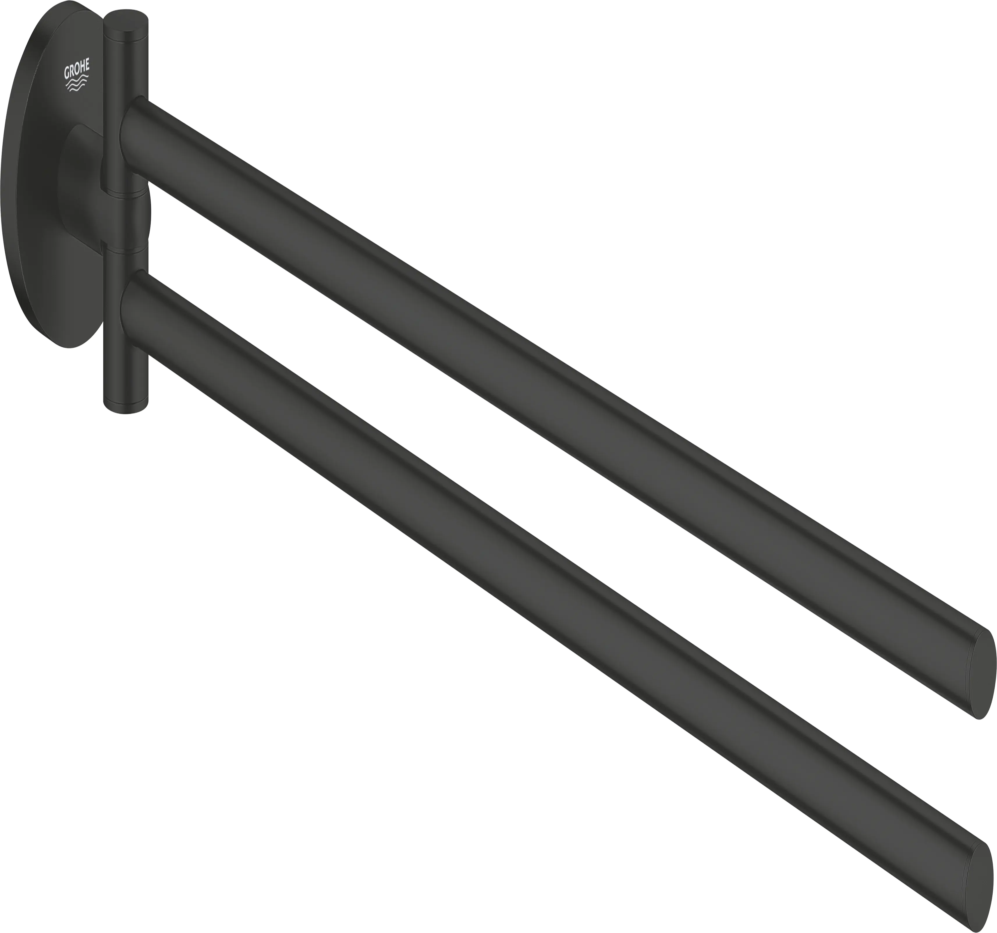 Grohe Start Handtuchhalter matt black schwenkbar