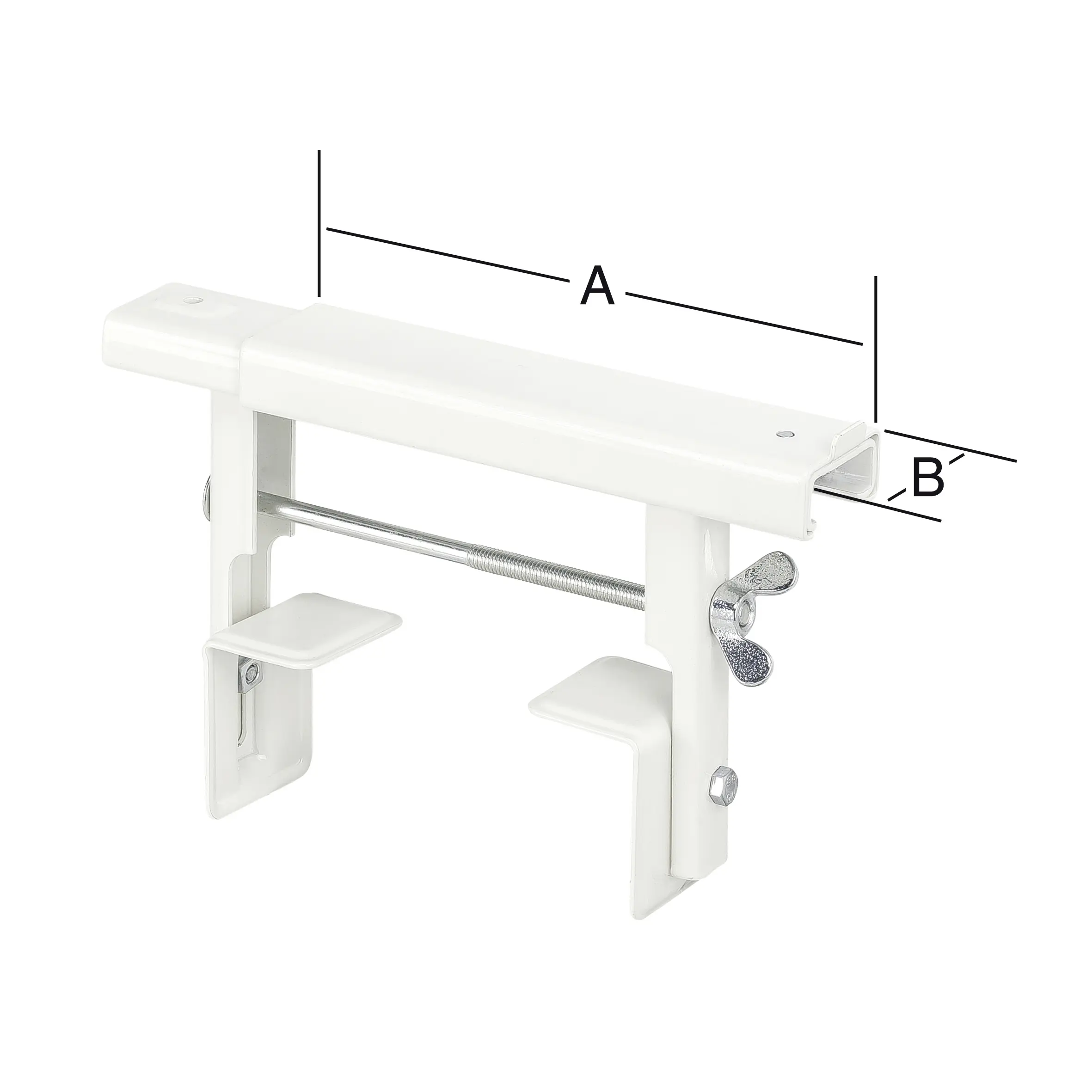 Vormann Universal-Heizkörperkonsolen weiß 26 x 3.5 cm