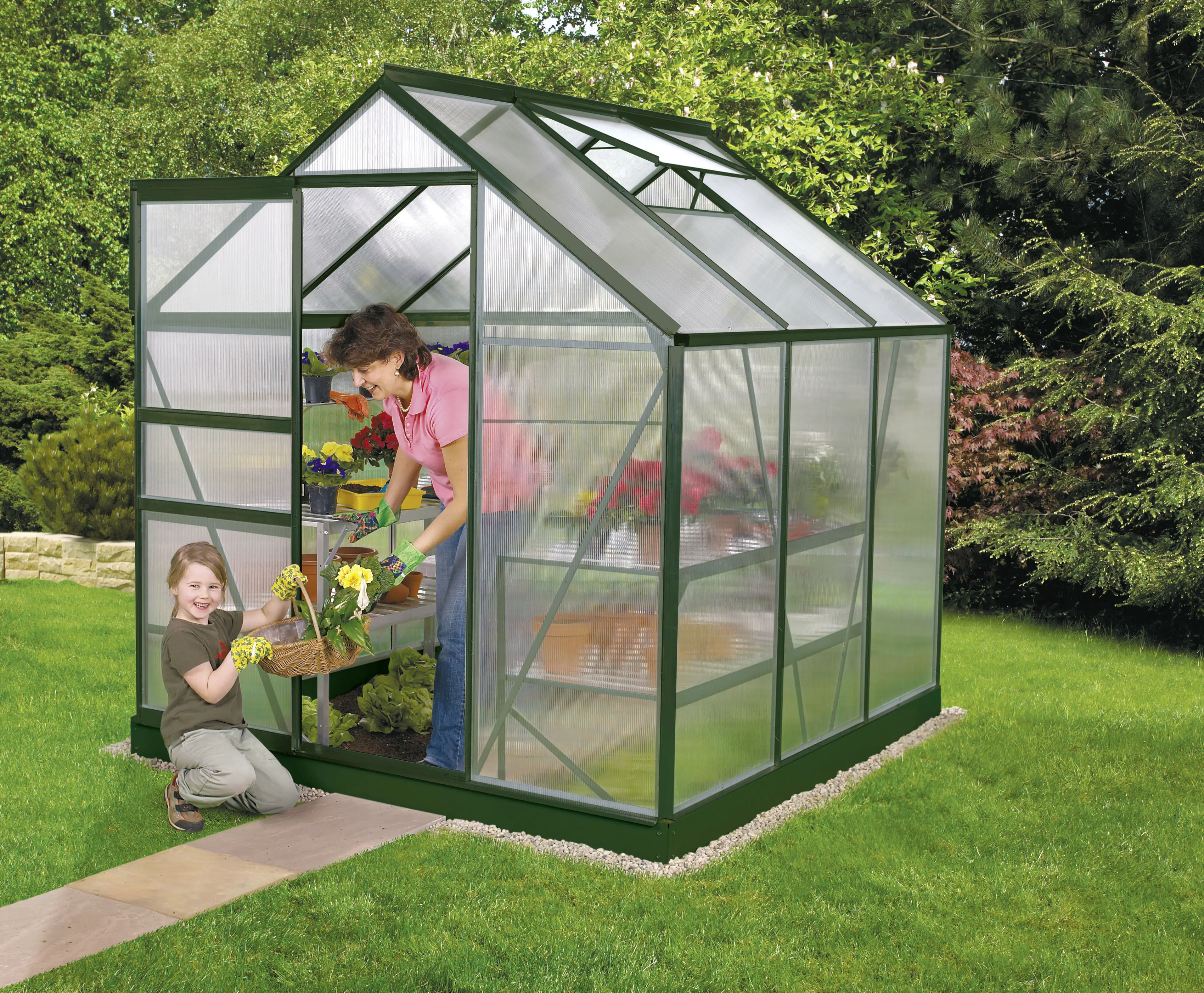 Vitavia Gewächshaus Venus 3800 192 x 192 cm 6 mm HPK