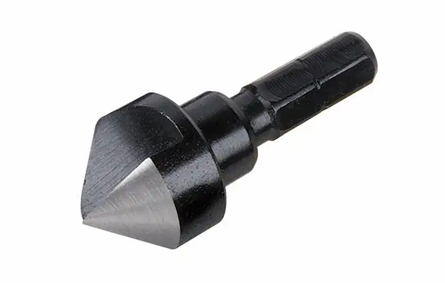 Wolfcraft Senker Ø 10 mm Werkzeugsstahl Sechskantschaft 1 Schneide