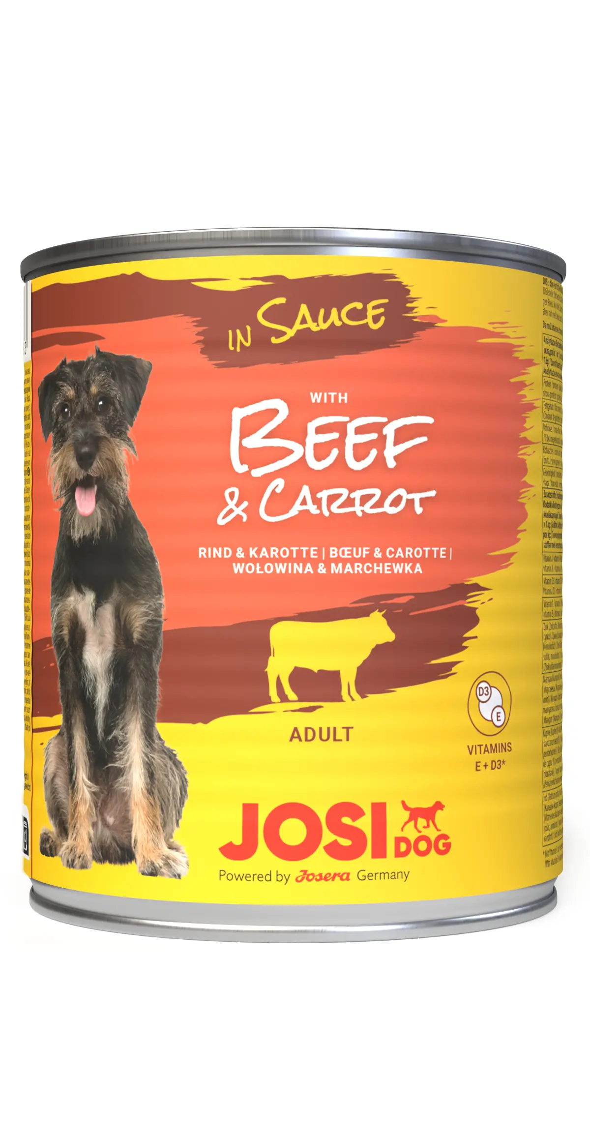 Josera JosiDog Hundefutter Rind & Karotte in Sauce 830 g