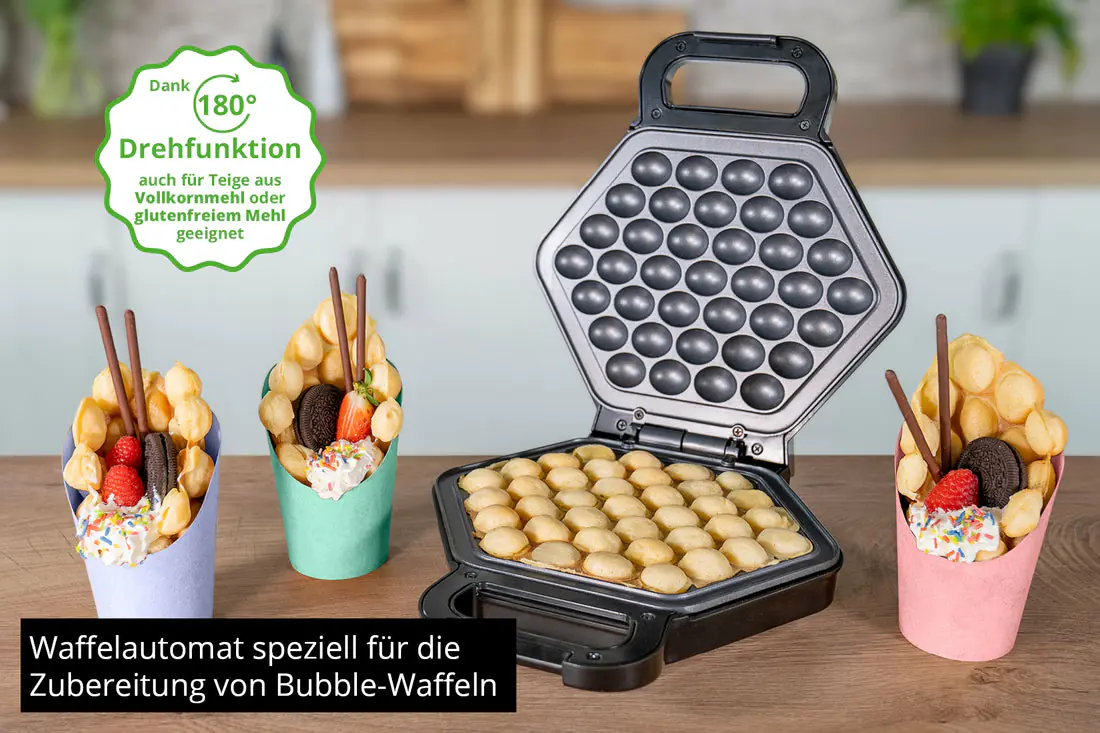 Unold Bubble Waffelmaker Bobby 700 Watt