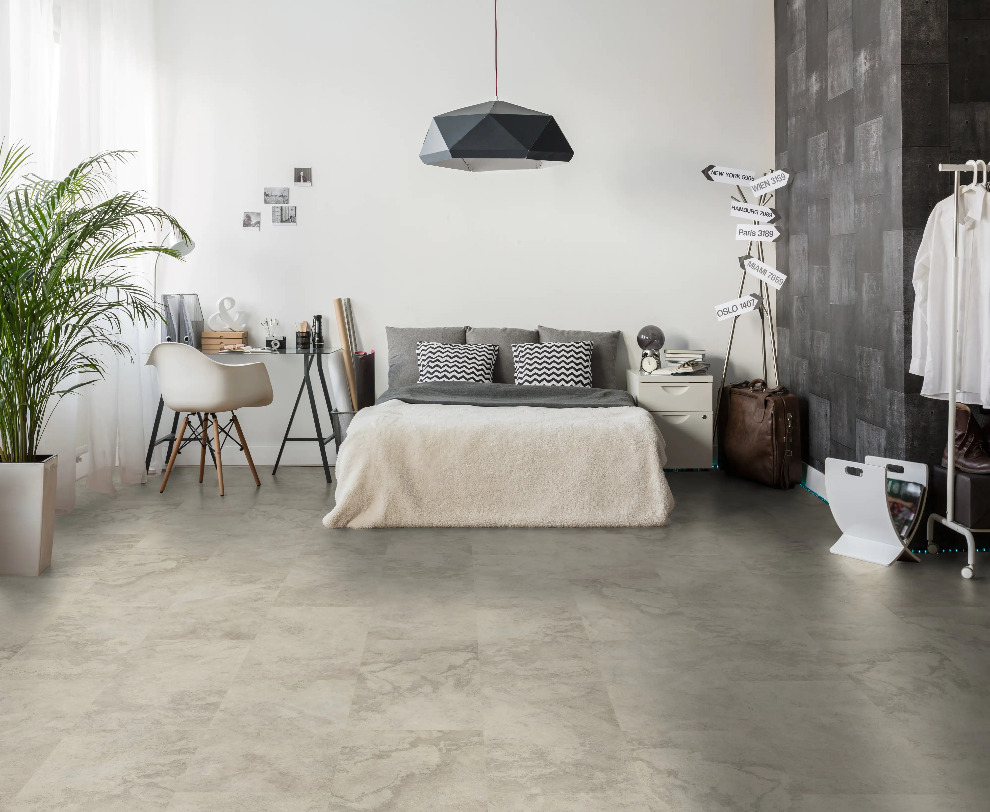 Classen Vinylboden Fliese Nimbus Beige 63,8 x 31 cm