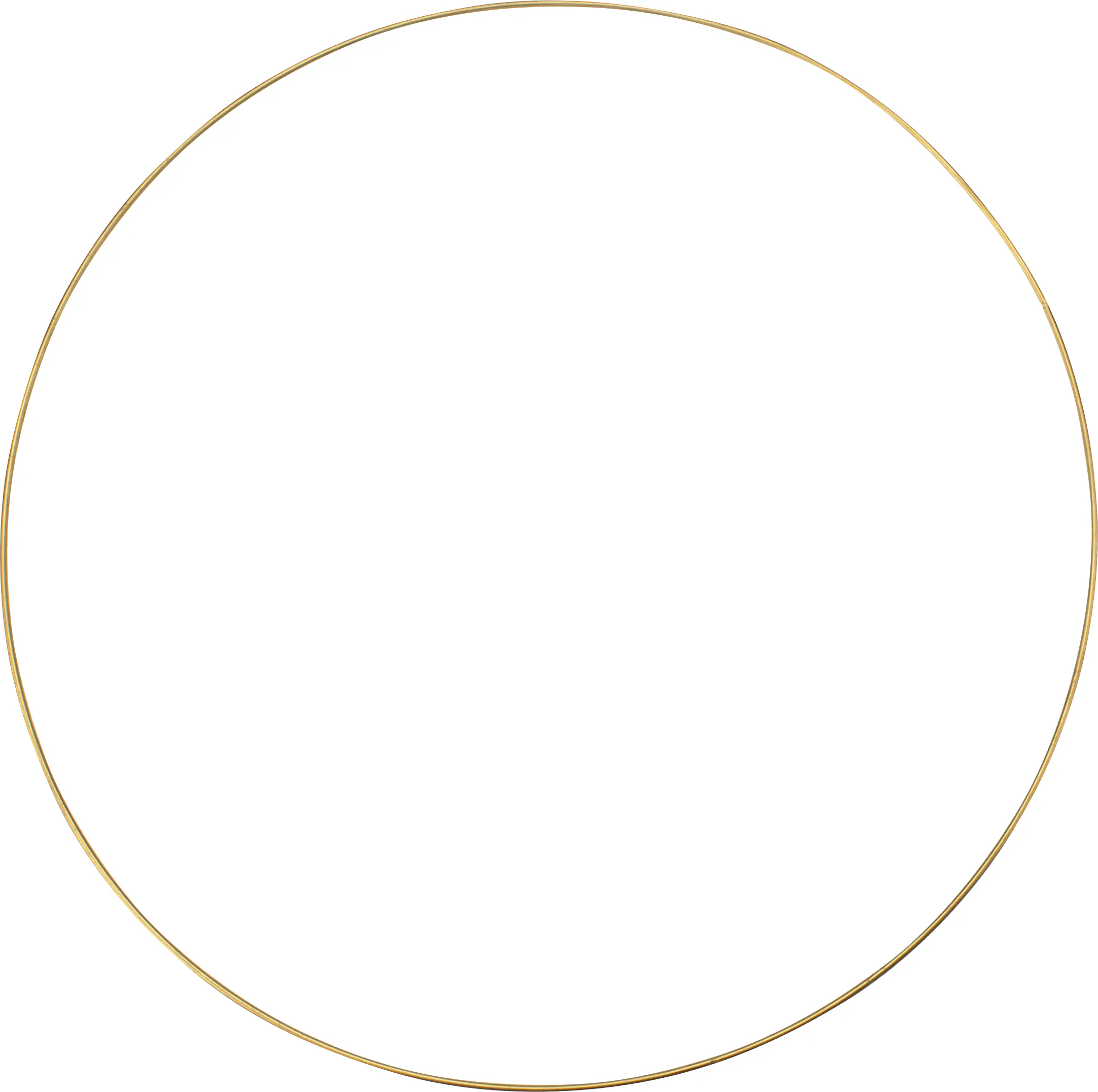 Metallring goldfarben, 40 cm
