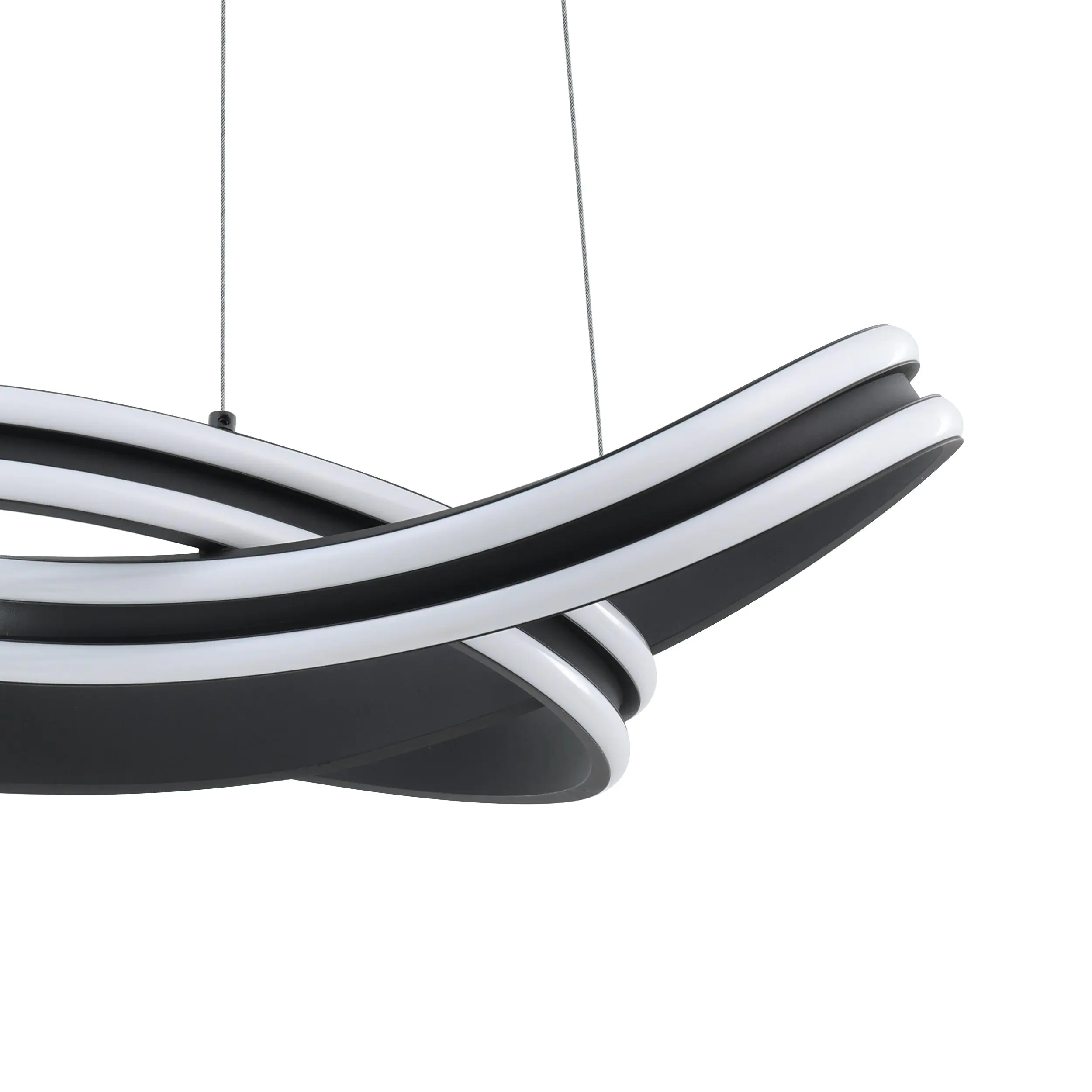 Eglo LED Pendelleuchte Corredera schwarz 50 x 210 cm warmweiß