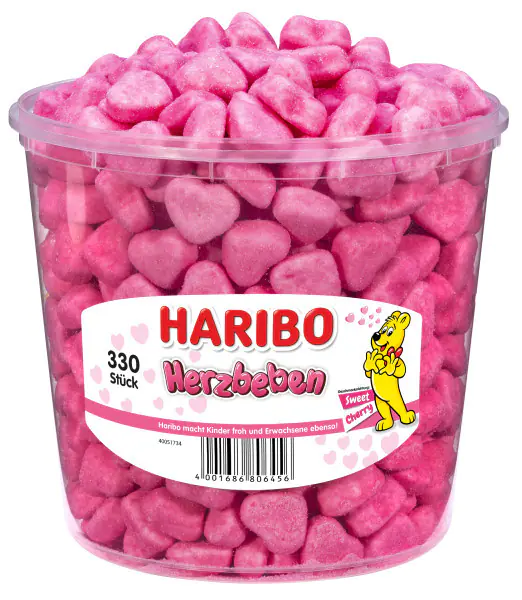 Haribo Herzbeben 330 Stück